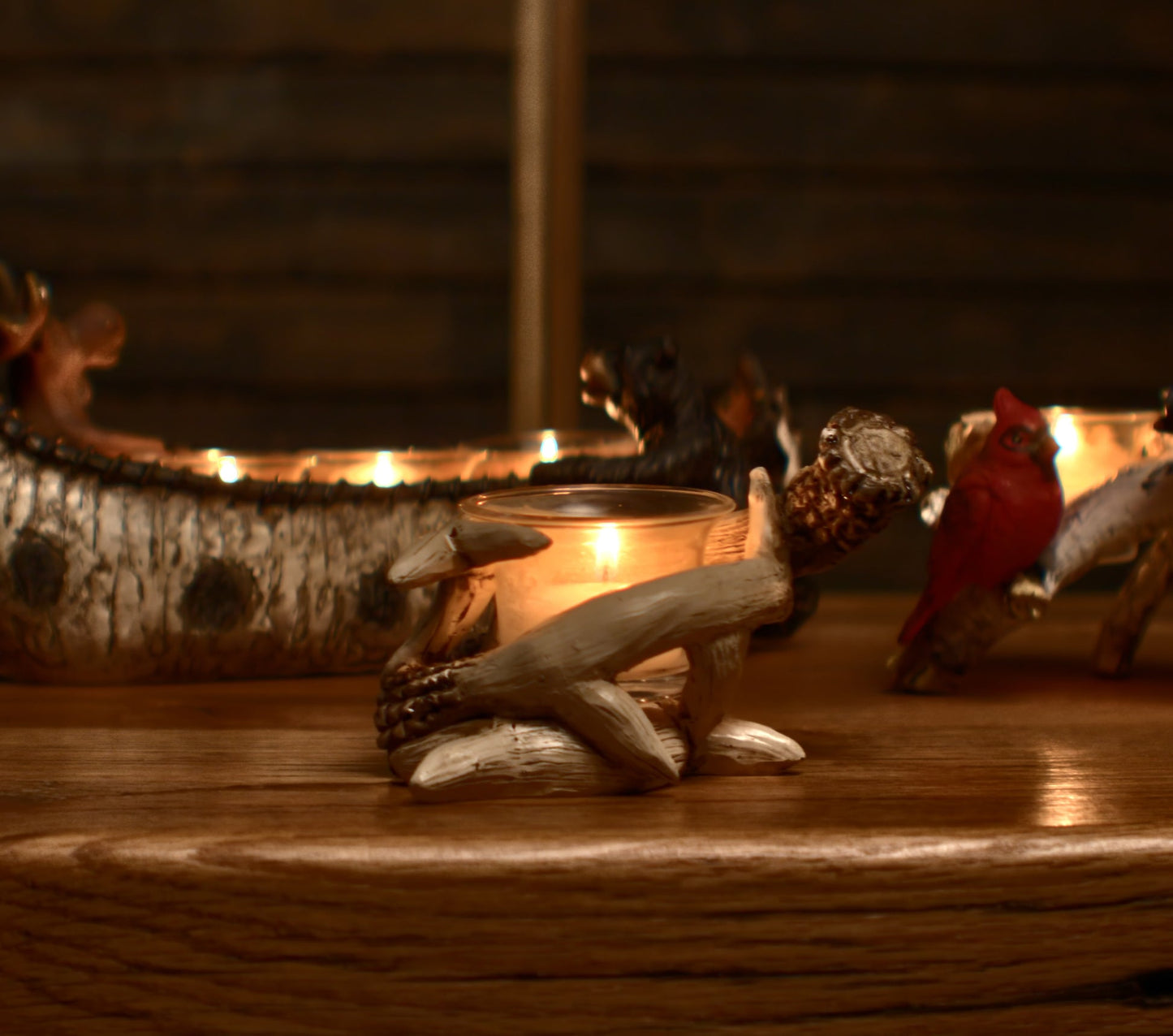 Candle Holder-Deer Antler