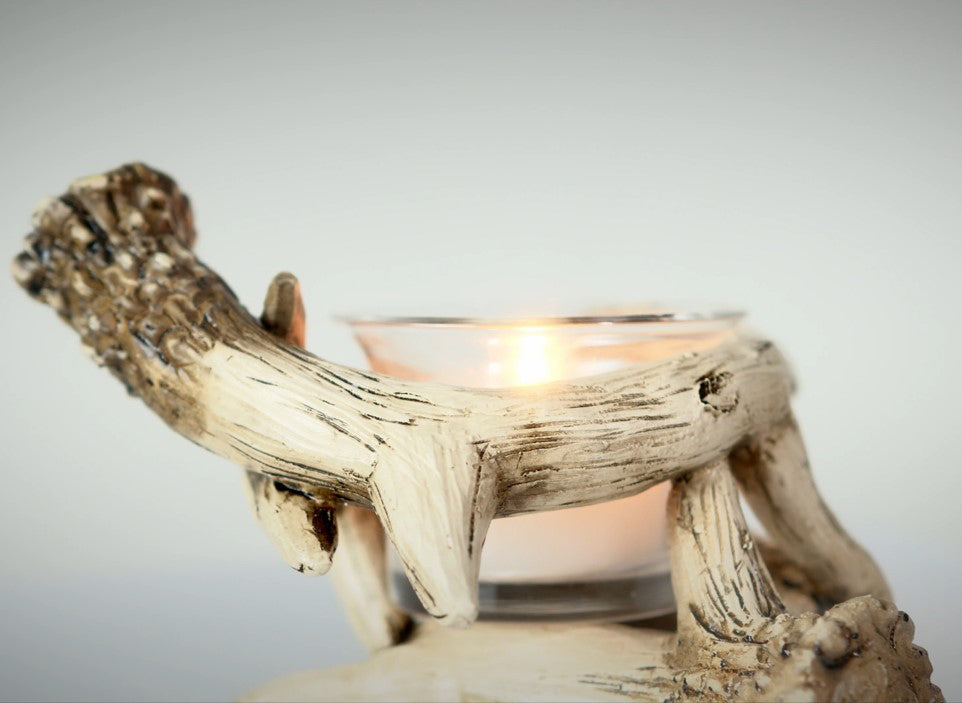 Candle Holder-Deer Antler