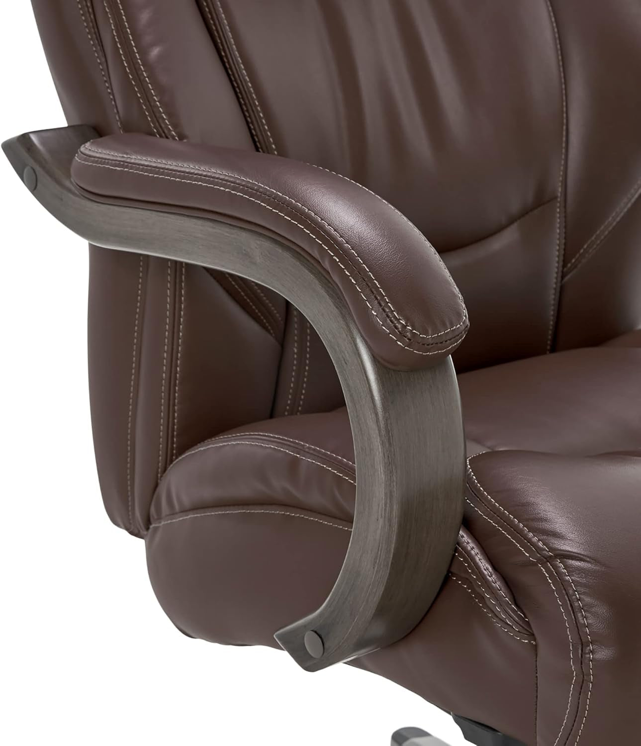 Delano Big Tall Executive Office Chair Brown Bonded Leather