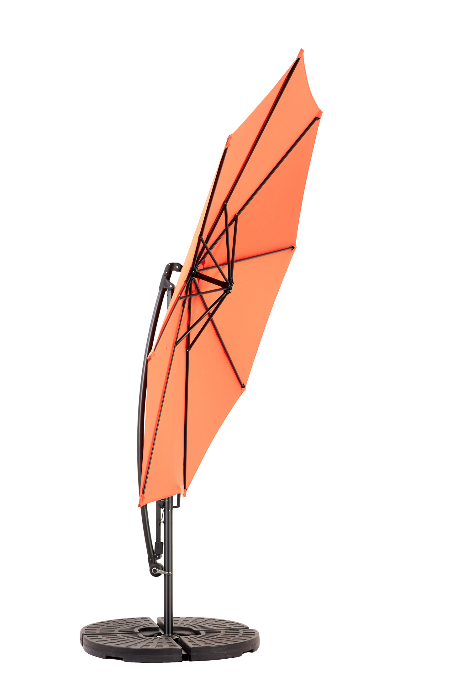 10ft Offset Hanging Market Patio Umbrella with Easy Tilt Adjustment
