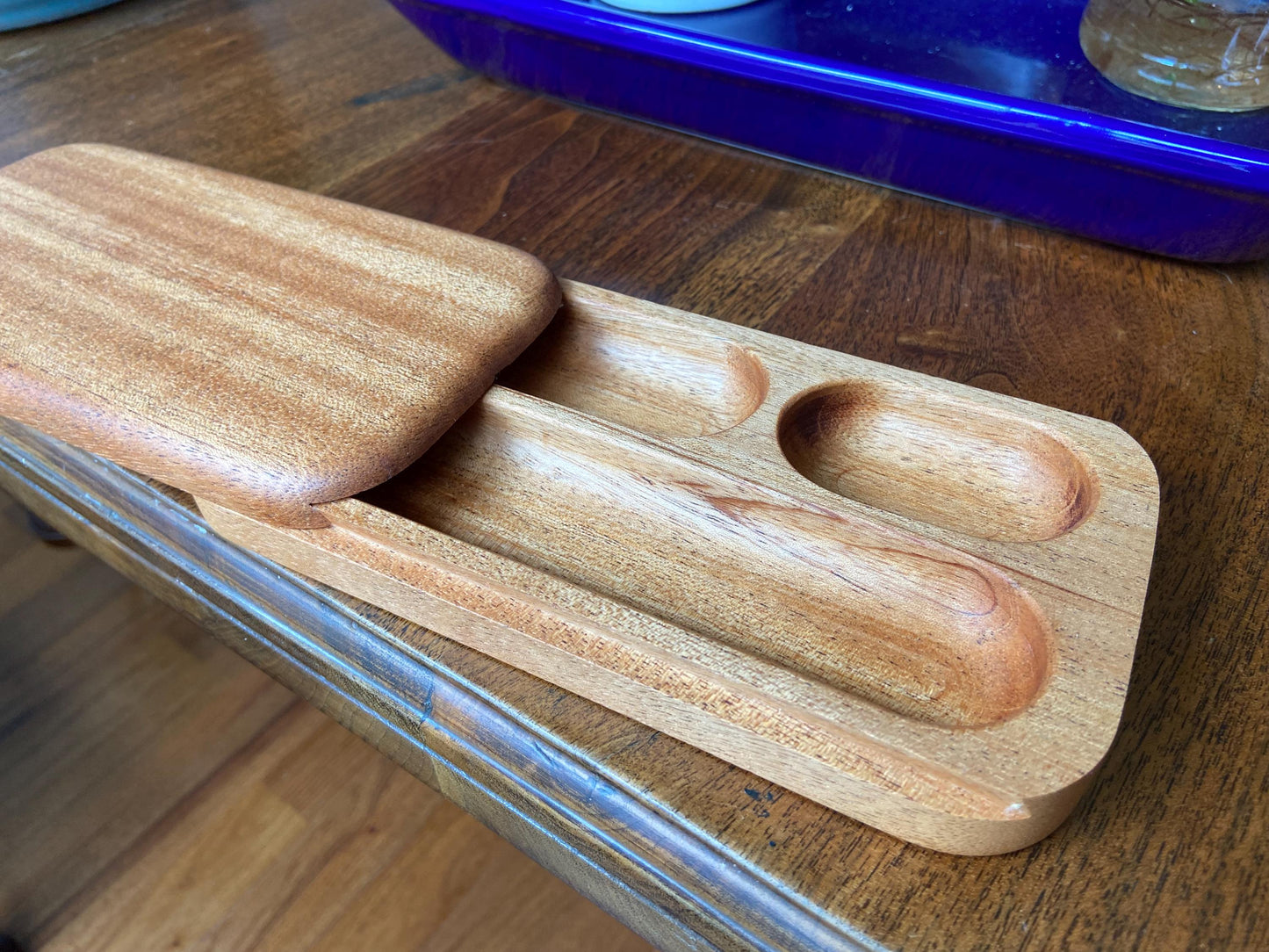 Mahogany Keepsake Box w/compartments