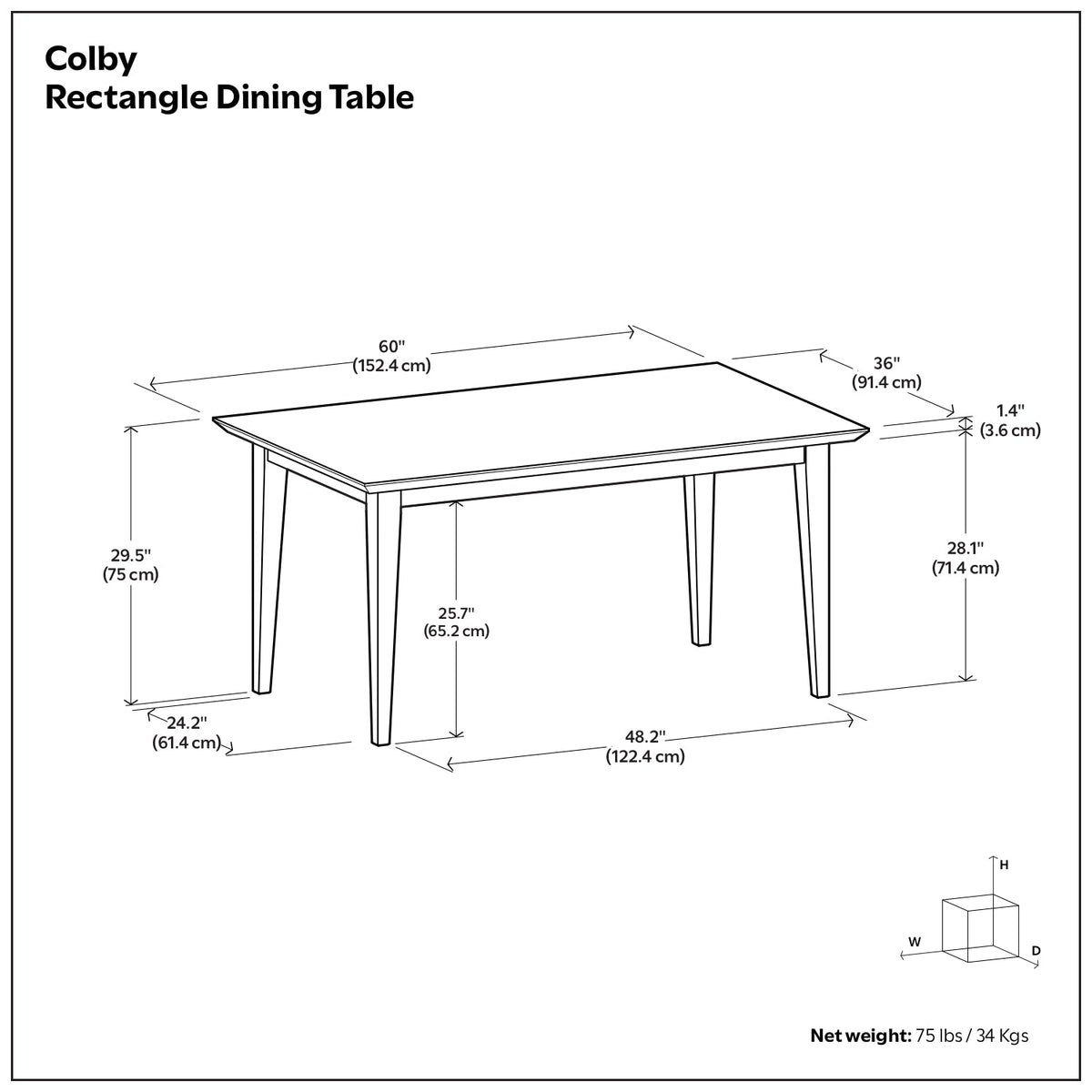Colby Dining Table