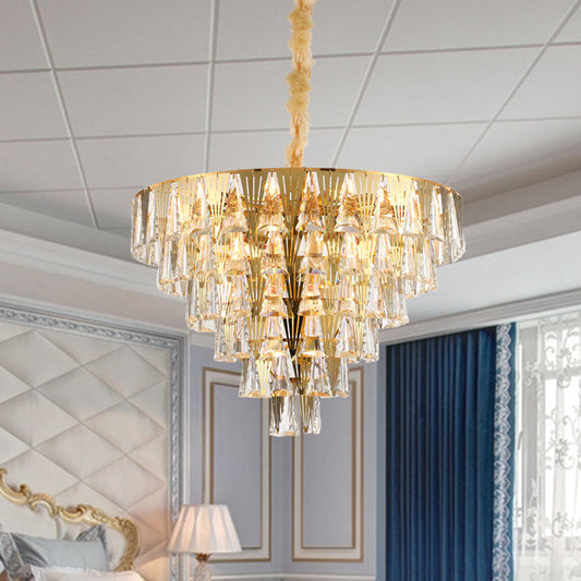Leia Sparkling 8-Light Crystal Chandelier - Elegant Ambiance for Your Dining Room