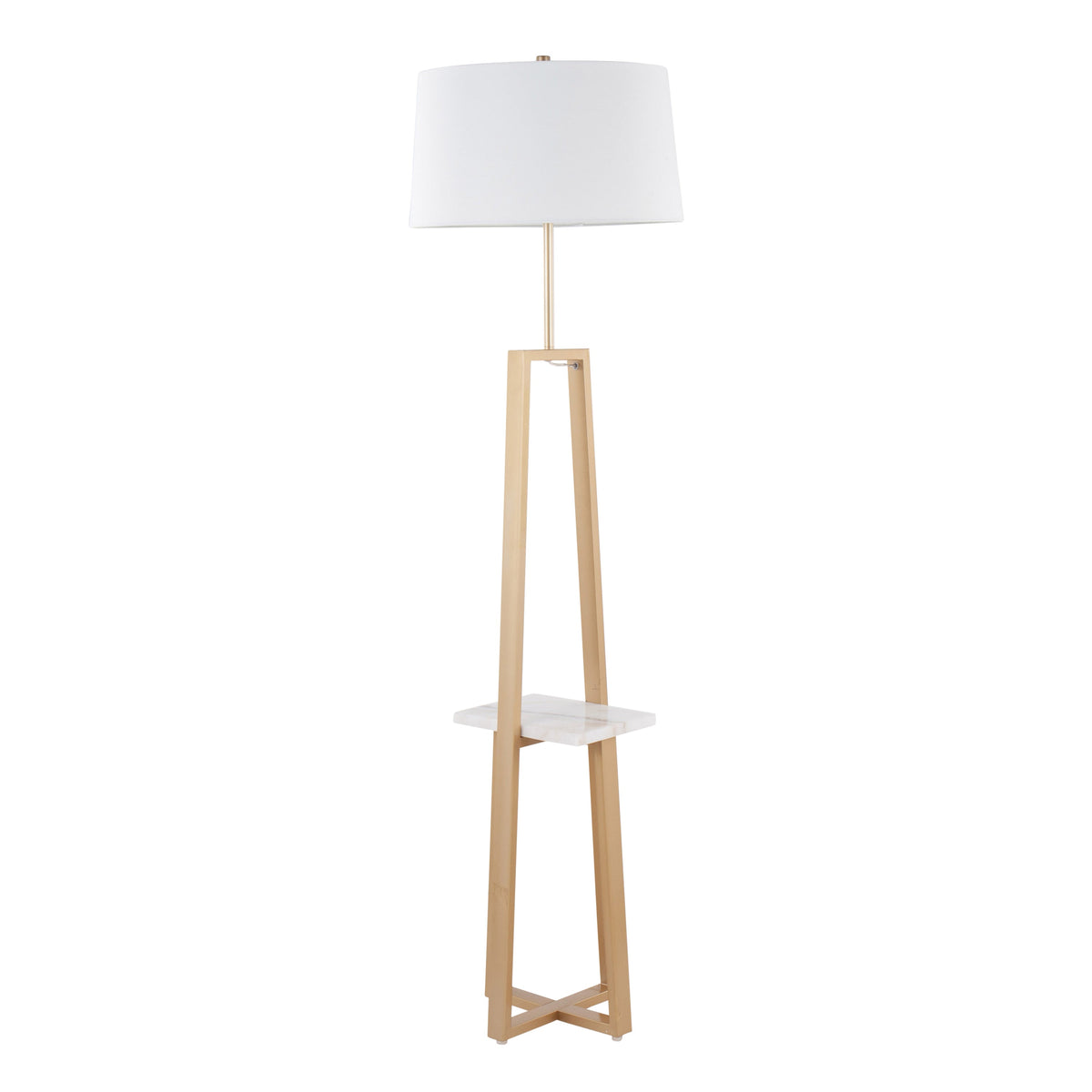 Shelf Contemporary Floor Lamp