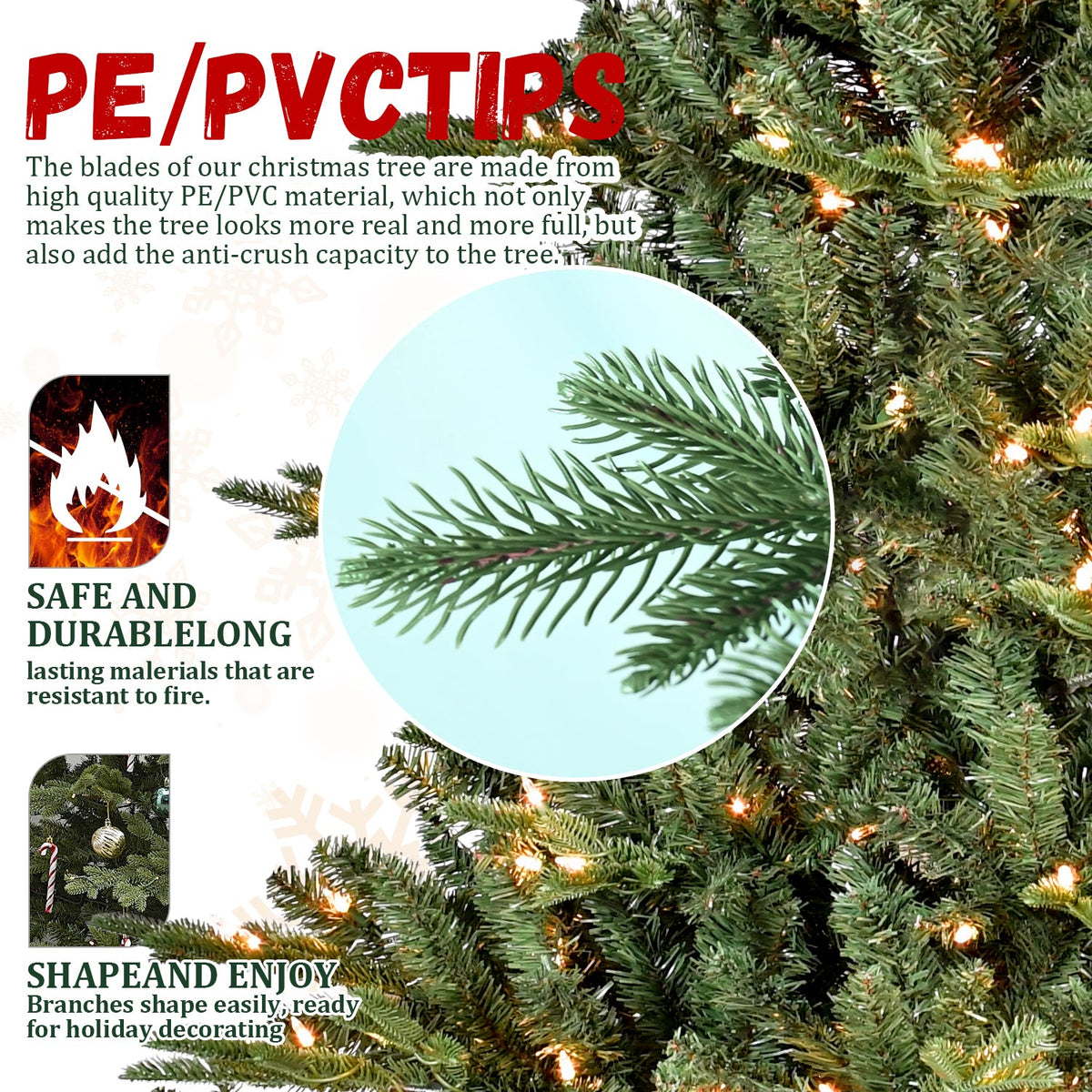 4FT Full-Shape Christmas Tree with UL Lights