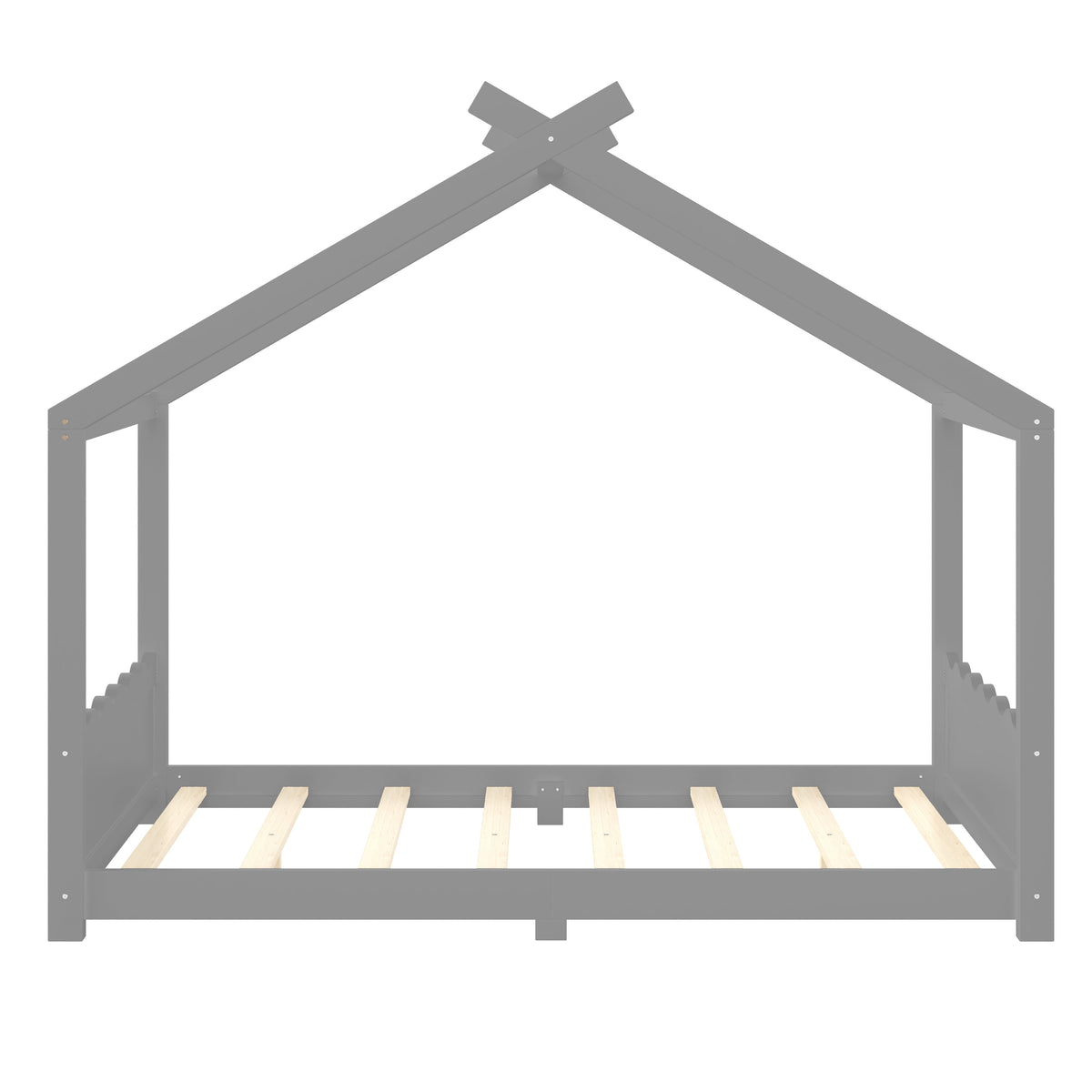 Full House Floor Bed with Support Slats