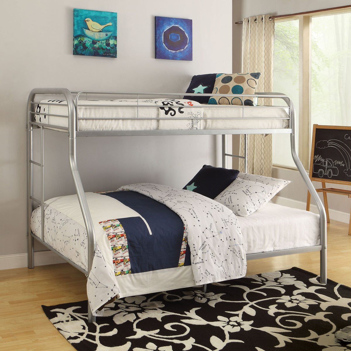 Tritan Twin/Full Metal Bunk Bed