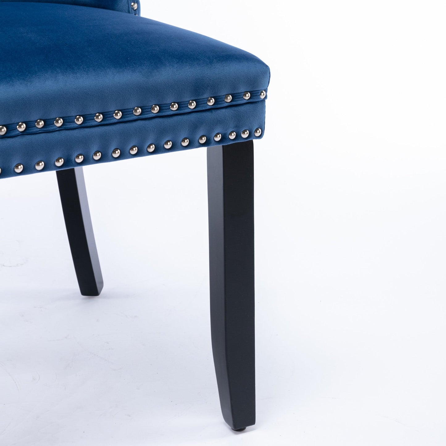 Nikki Collection Modern Tufted Velvet Upholstered Dining Chair Set of 2