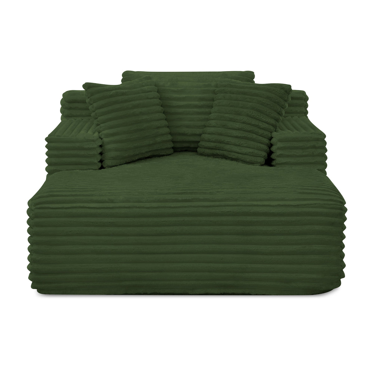 Fluffy Corduroy Upholstered Cloud Couch Sofa Bed