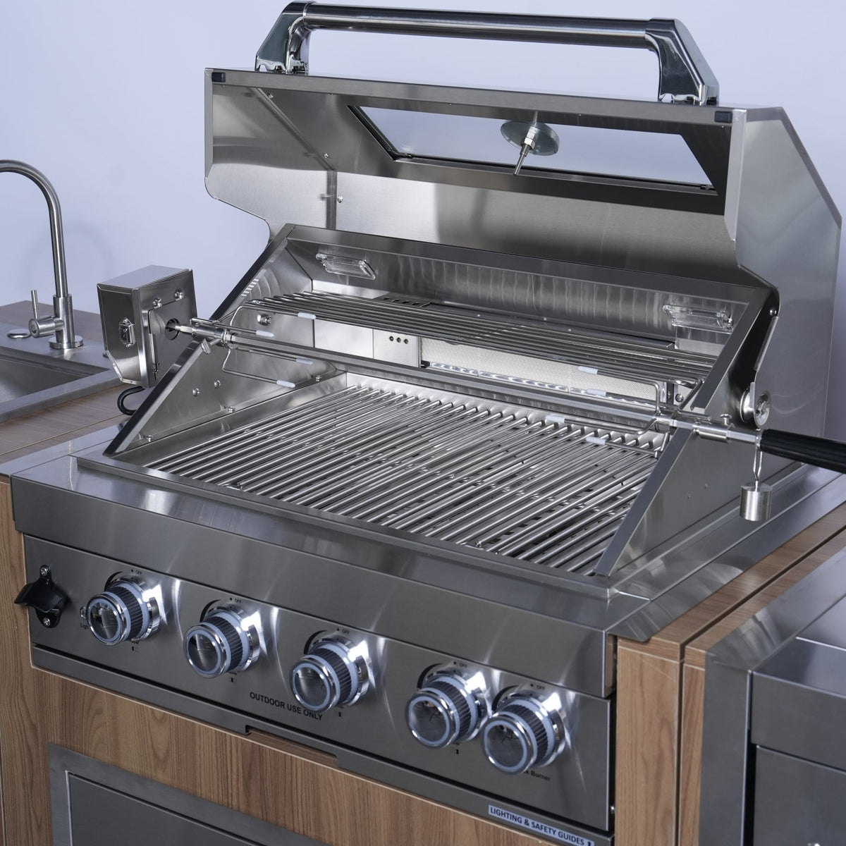 NL-4B02-W Four Burner Gas Grill