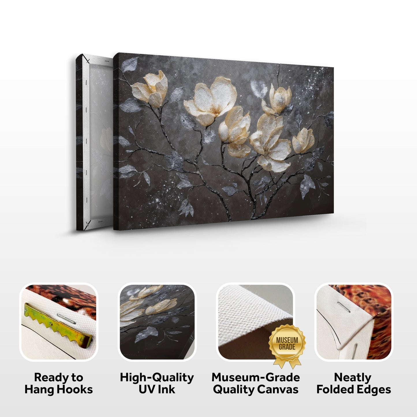 Midnight Magnolias Wall Art