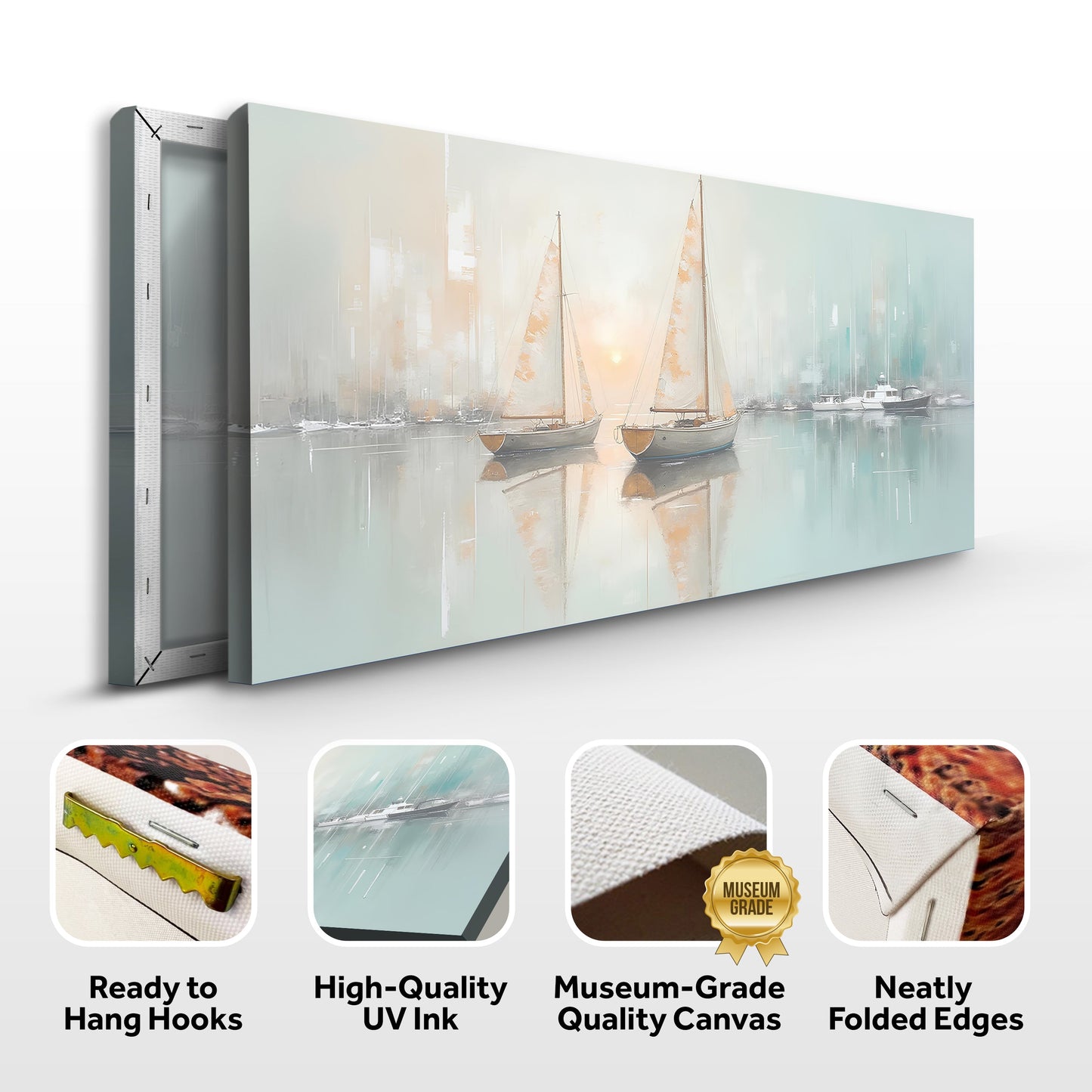 Abstract Pier and Dock Wall Art