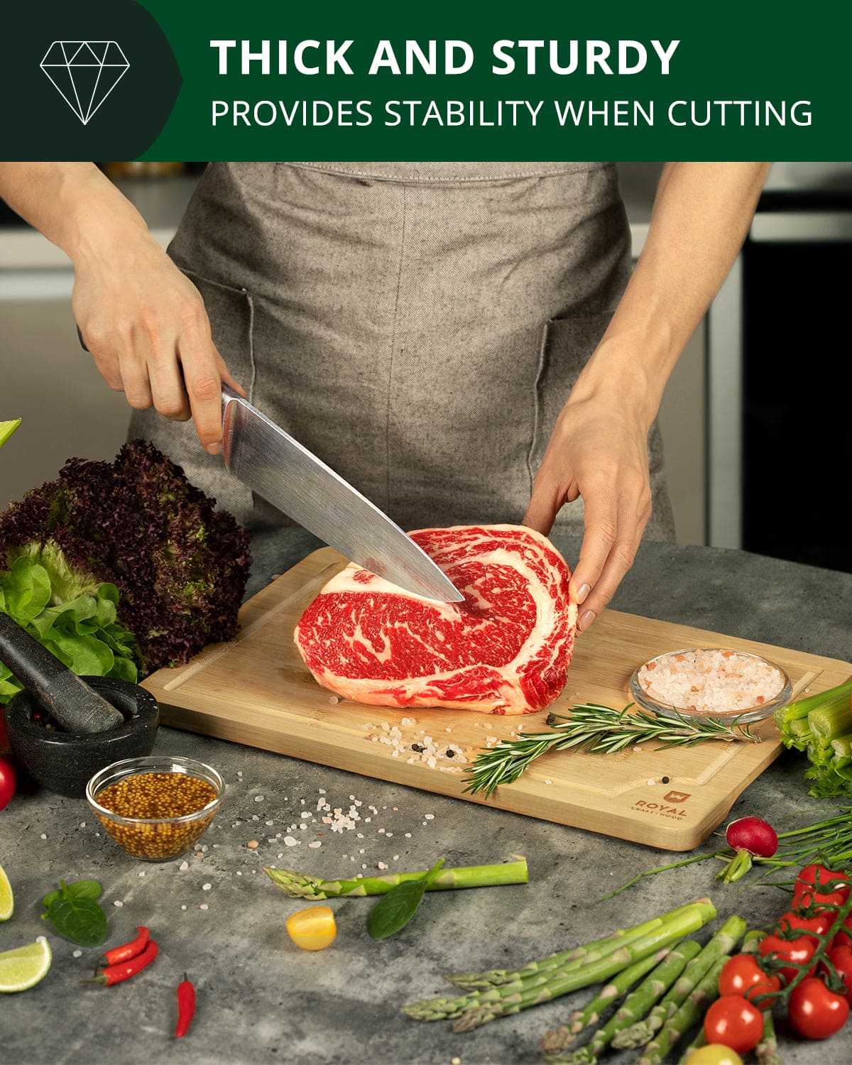 Cutting Board L, 15”x10”