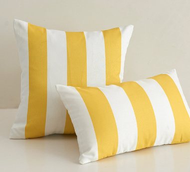 Stripes/Waving Outdoor Waterproof Pillow (With or Without Inserts)