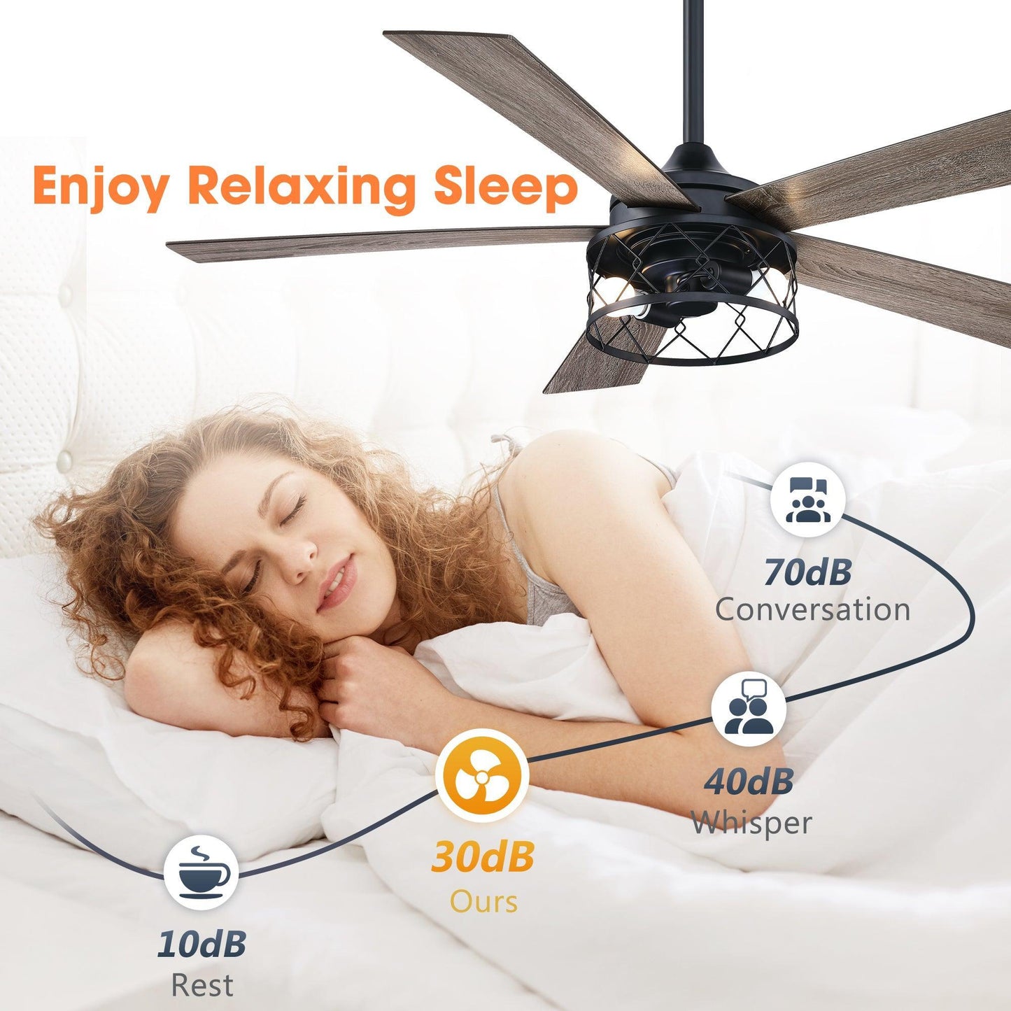 52" Windmill Modern DC Motor Downrod Mount Reversible Ceiling Fan With Lighting And Remote Control