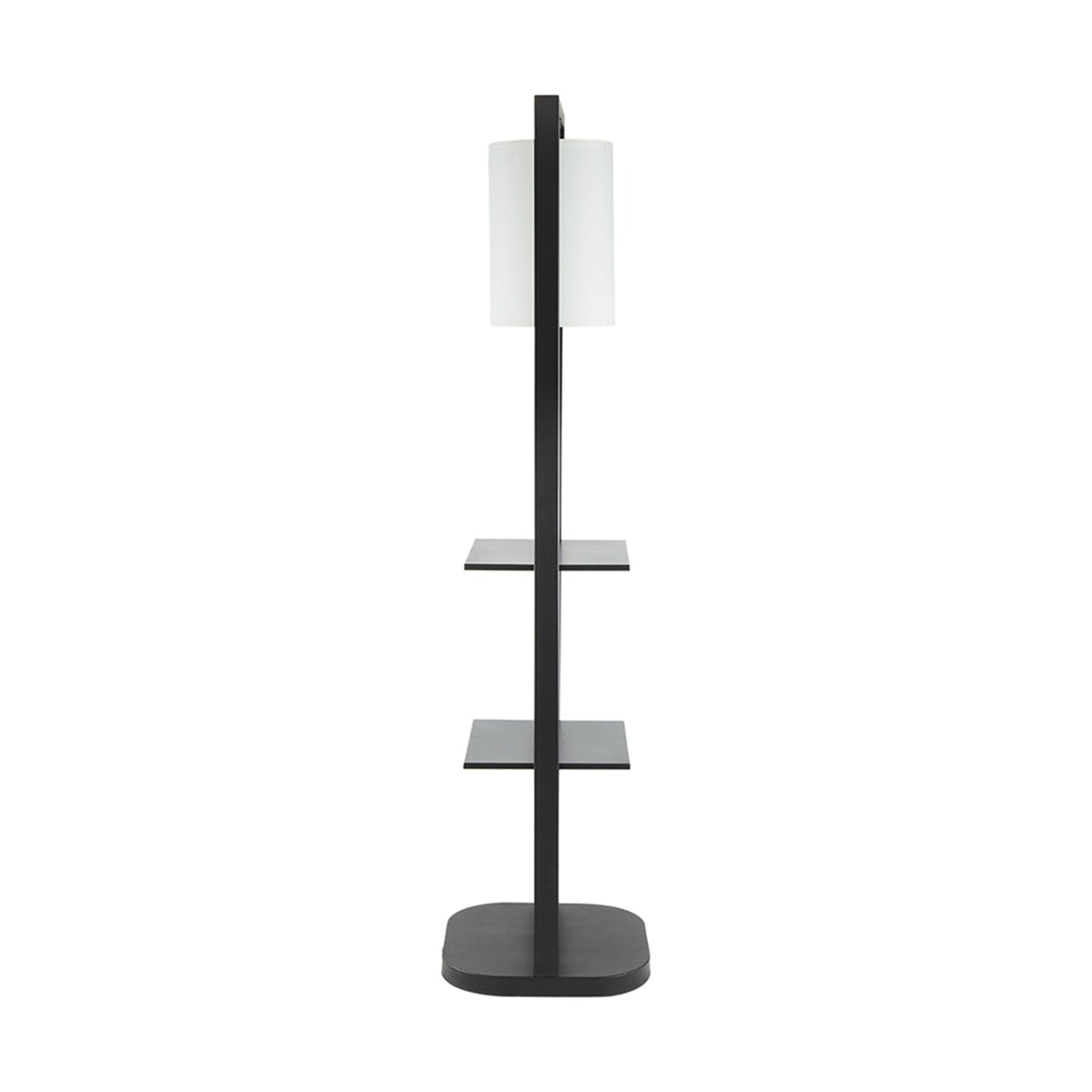 Two Tiered Vertical Shelving Stand with Light