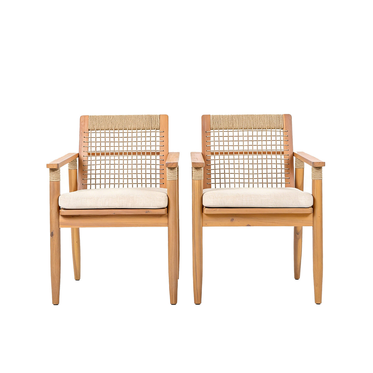 Outdoor Dining Chairs Set of 2