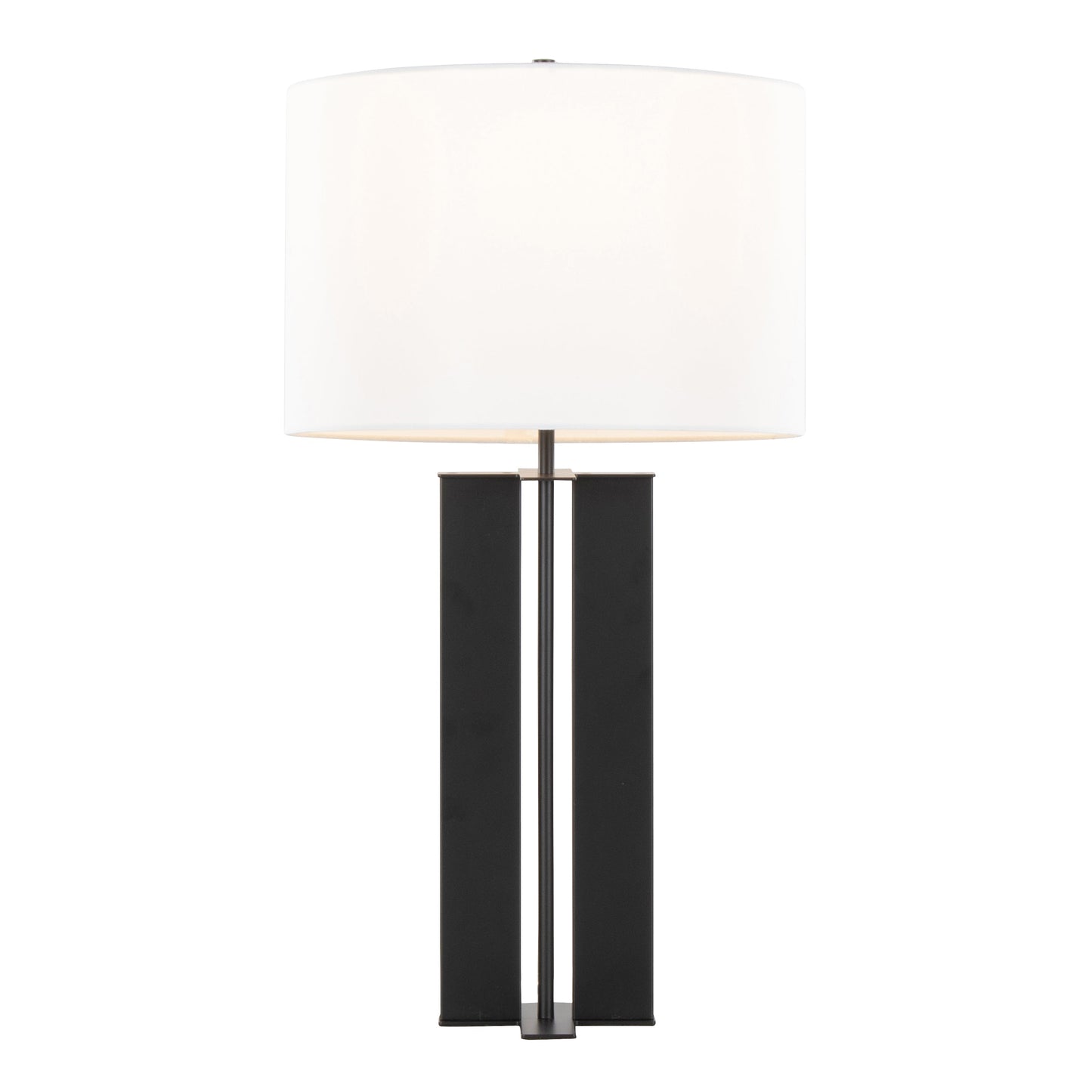 28" Contemporary Metal Table Lamp