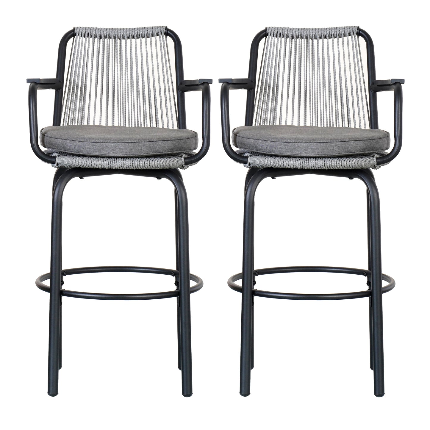 Outdoor Patio Bar Stools Set of 2