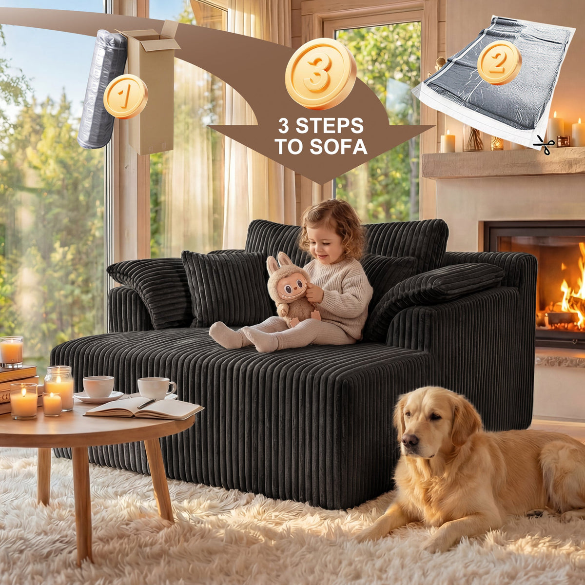 60 Inch Chaise Lounge Chair Indoor