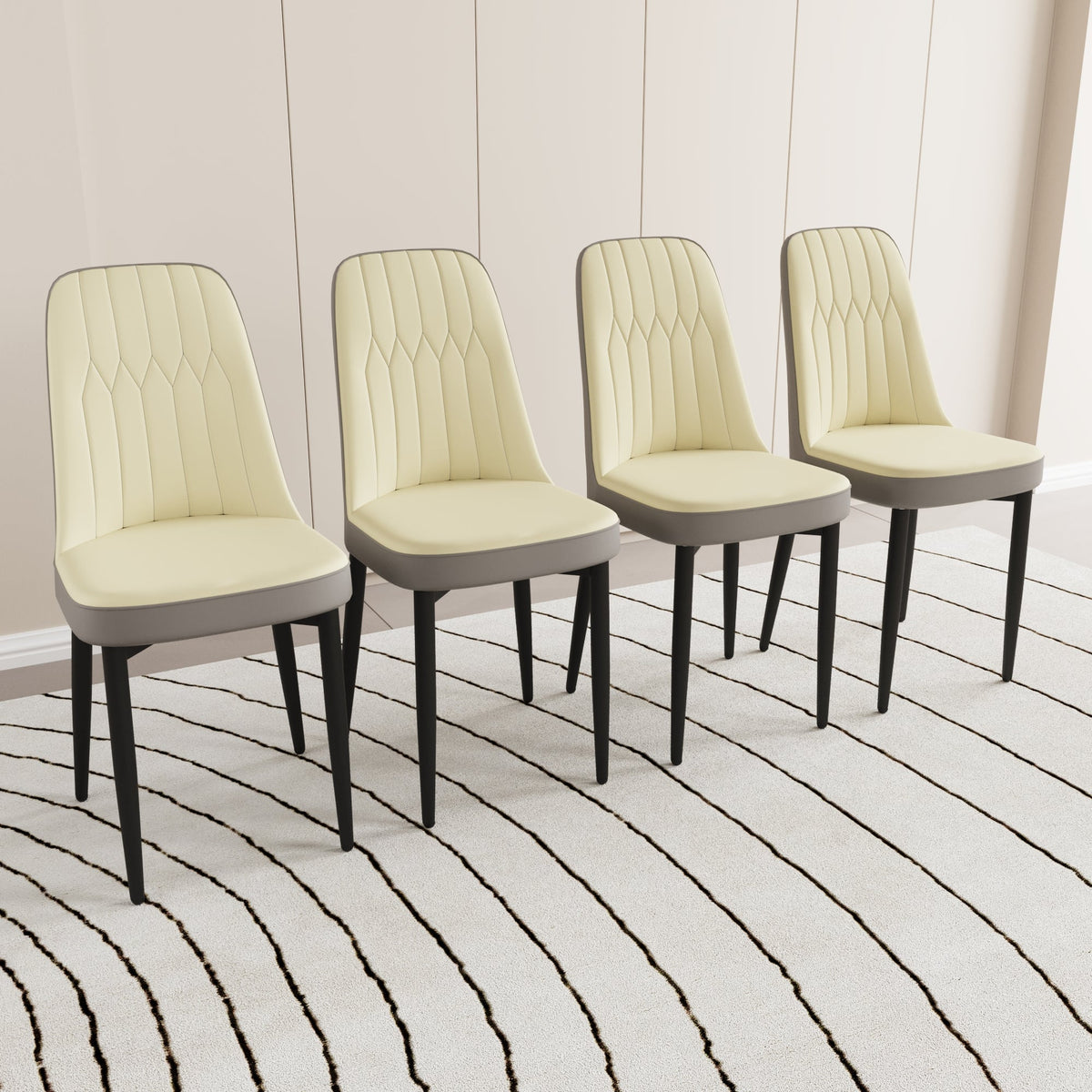 Set of 4 Modern Dining Chairs