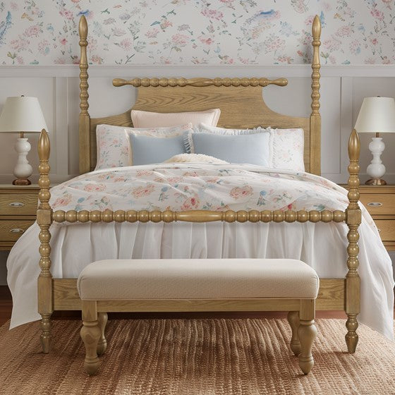 Solid Wood Queen Bed