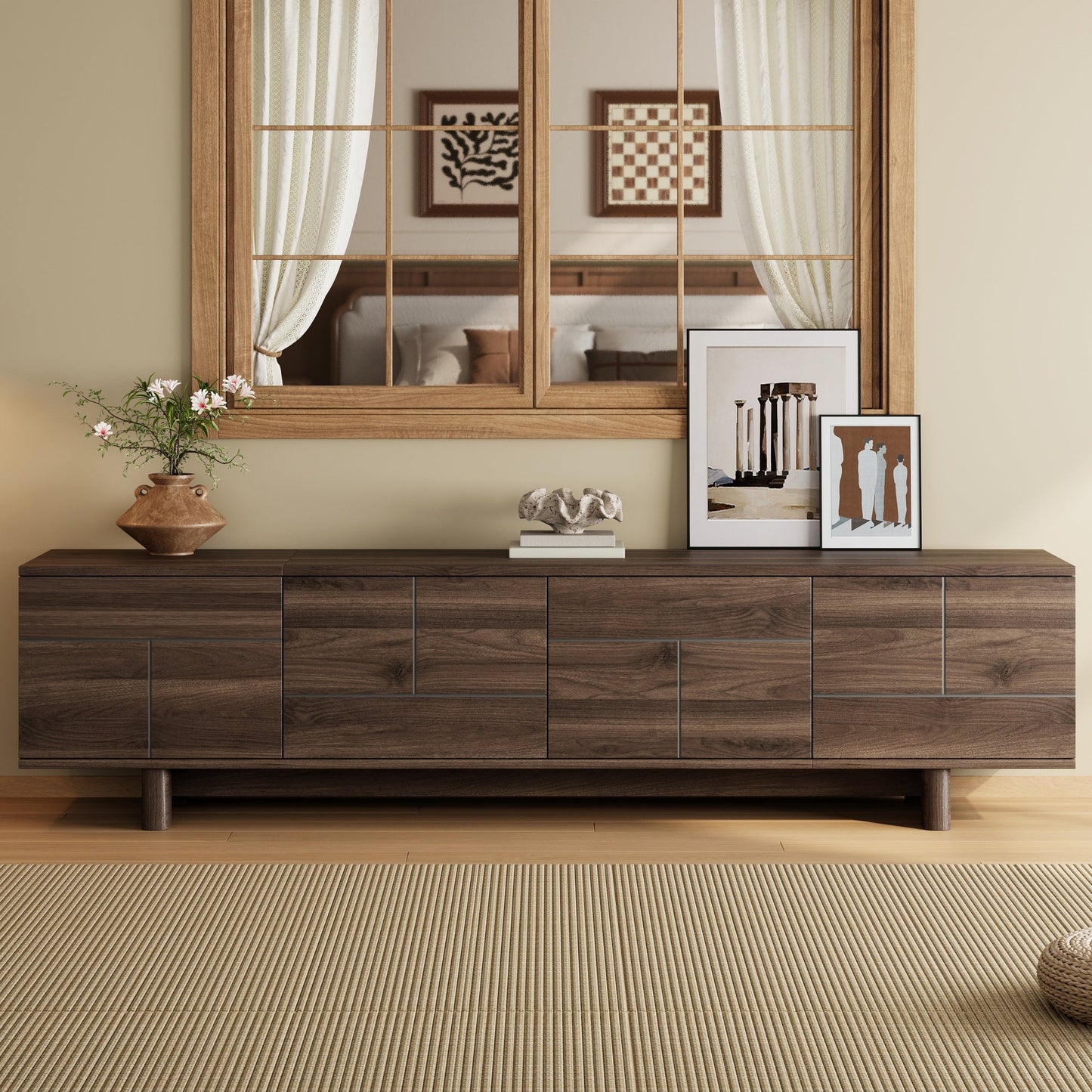 78 Inch Modern TV Stand for TVs Up to 85 Inches