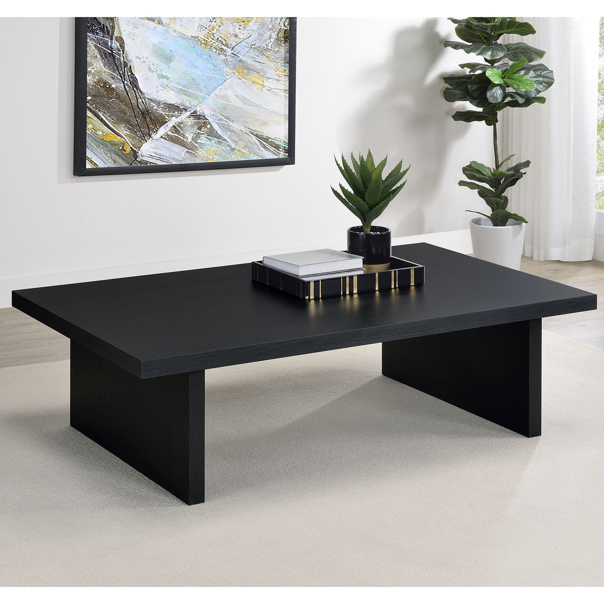 Caroline Modern Wooden Coffee Table