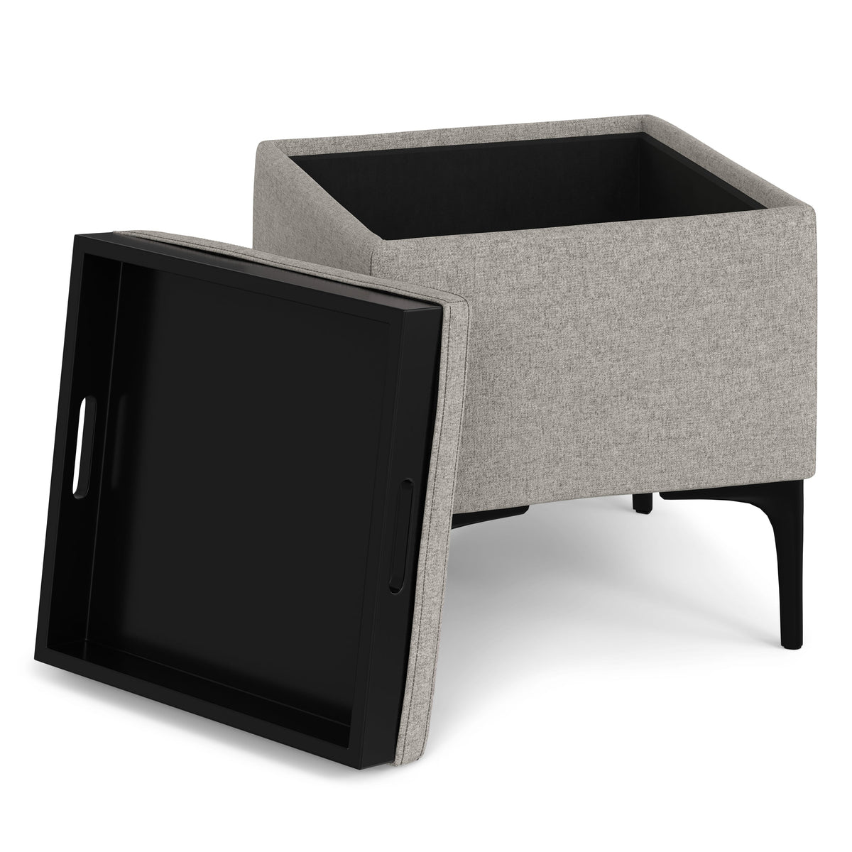 Natasha Storage Ottoman with Tray