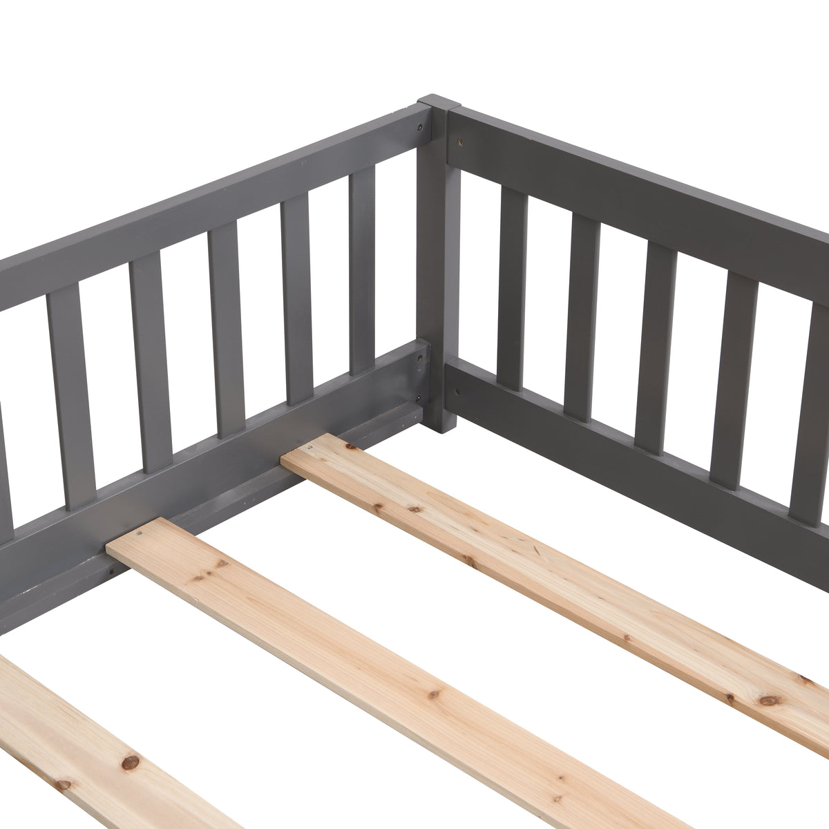 Twin Size Floor Bed with Door