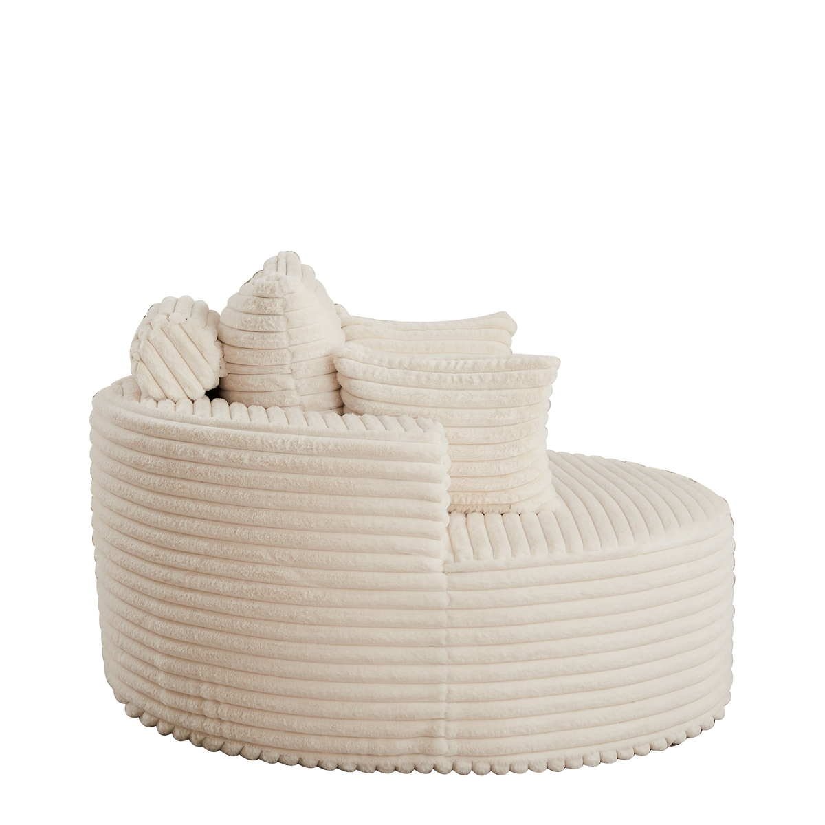 50"L Corduroy Sponge Single Sofa