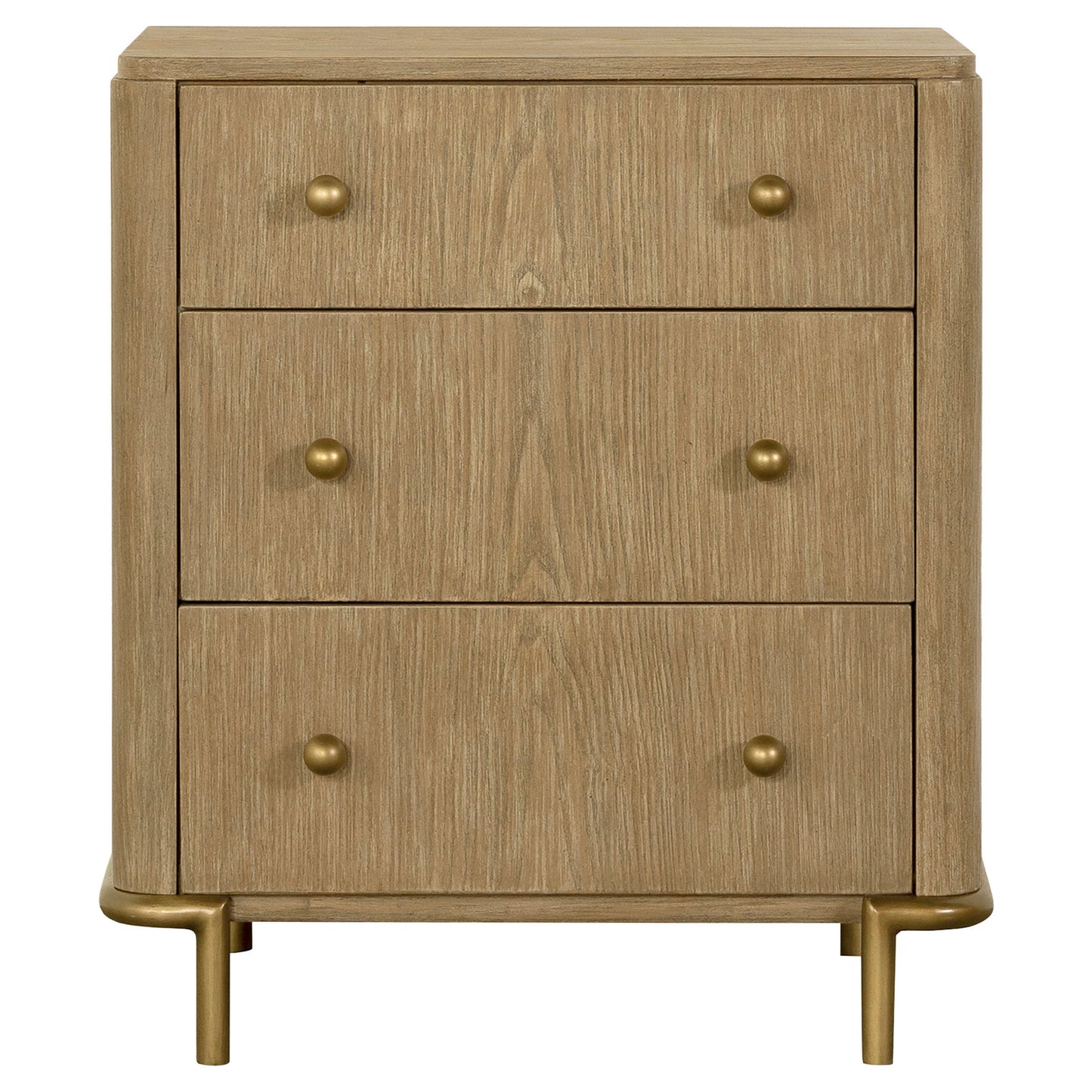 Stevie Sand Wash Natural Cane 4-Piece Eastern King Bedroom Set