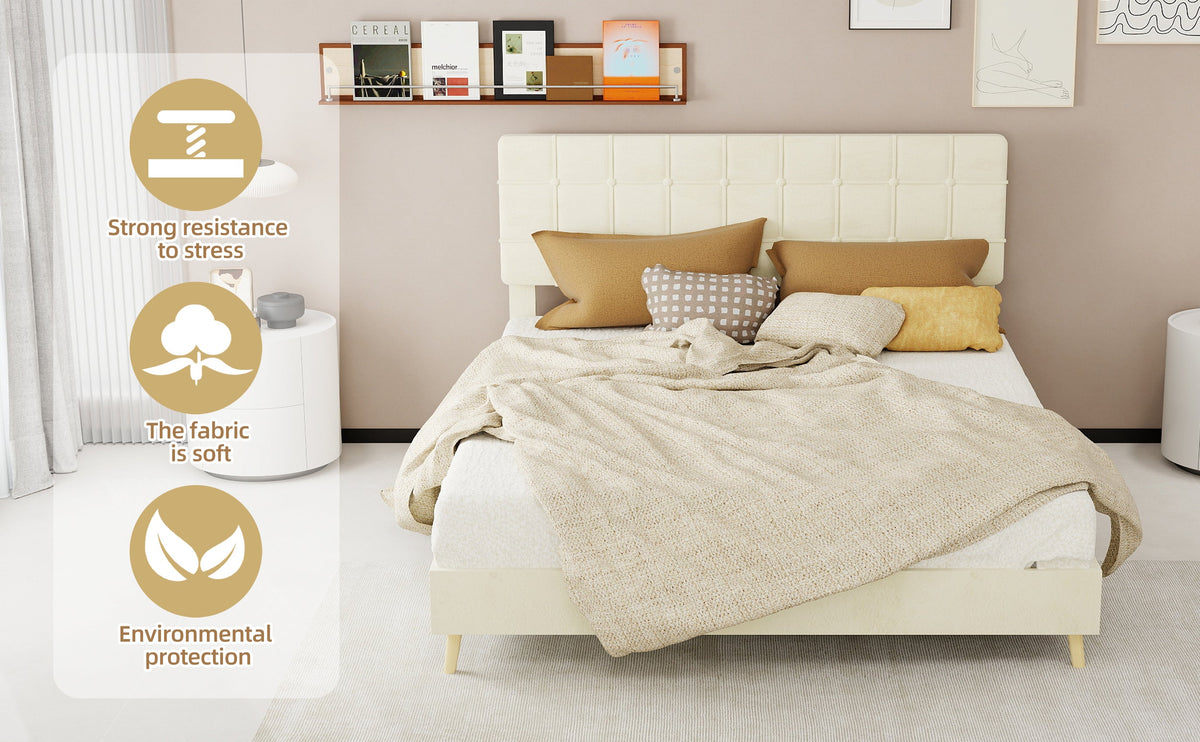 Modern Upholstered Bed Frame