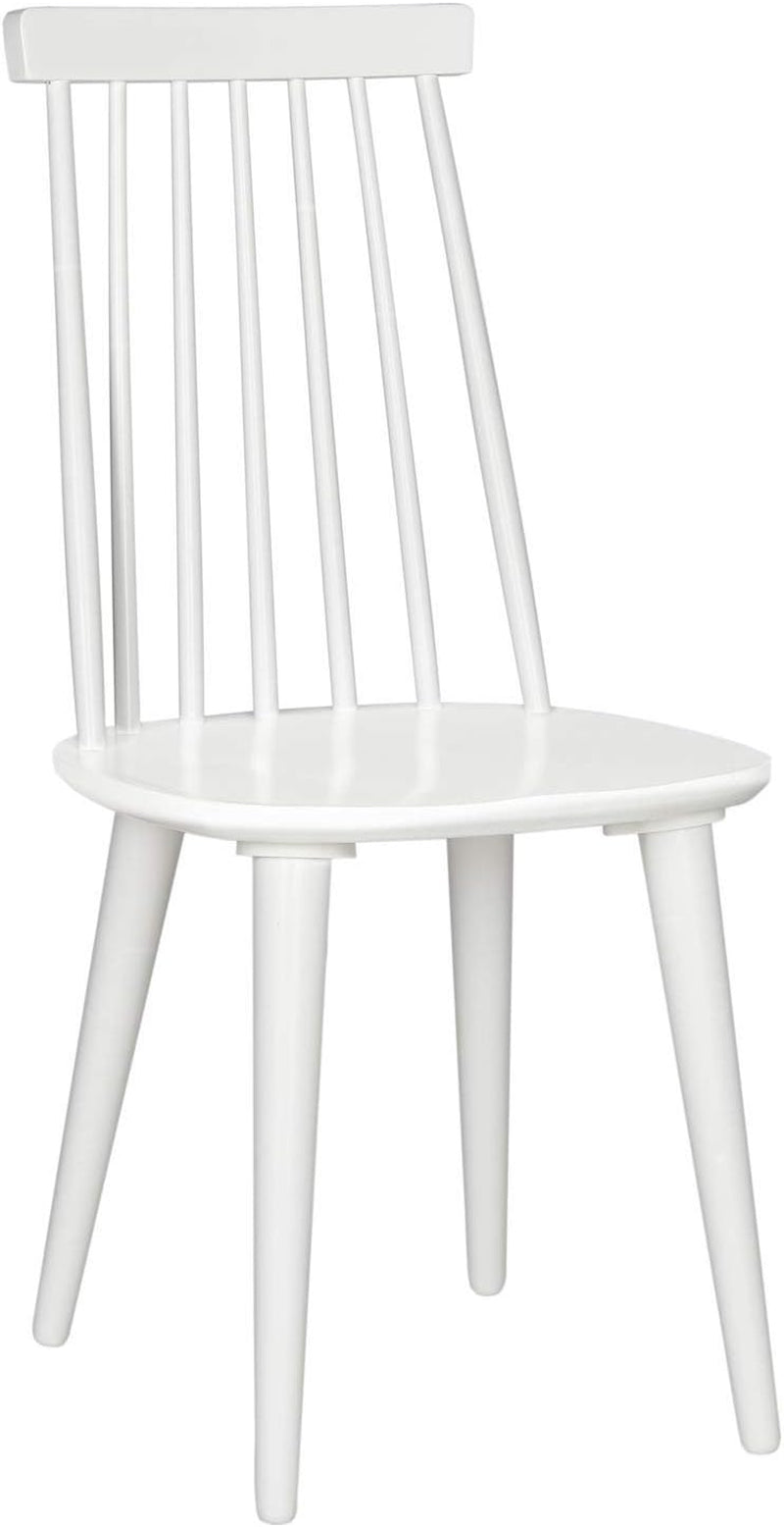 Burris Farmhouse Spindle Side Chair Natural White Set Of 2