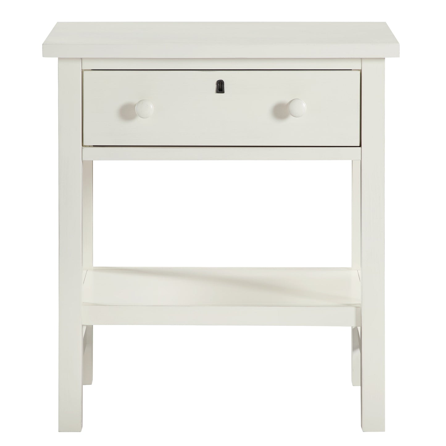Finley 1-Drawer Storage Nightstand - Antique