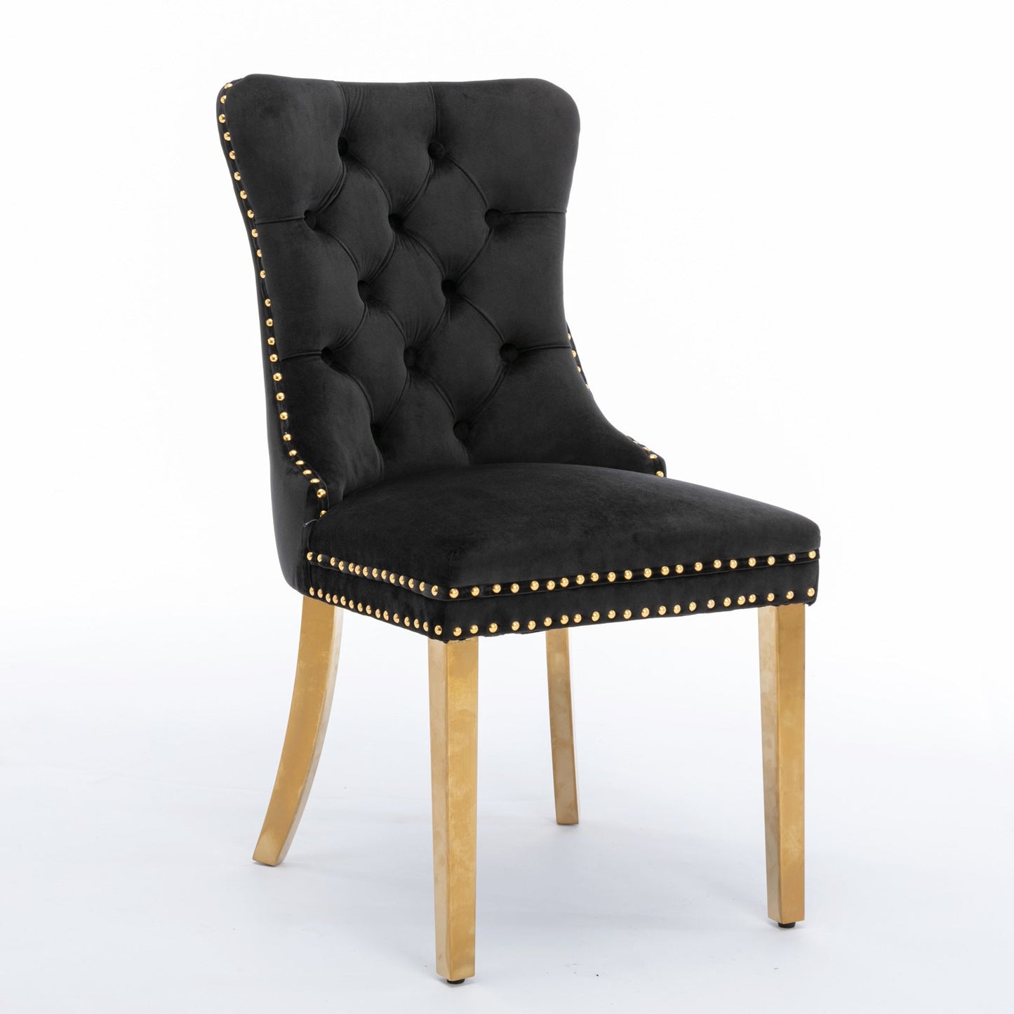 Nikki Collection Modern Velvet Upholstered Dining Chair