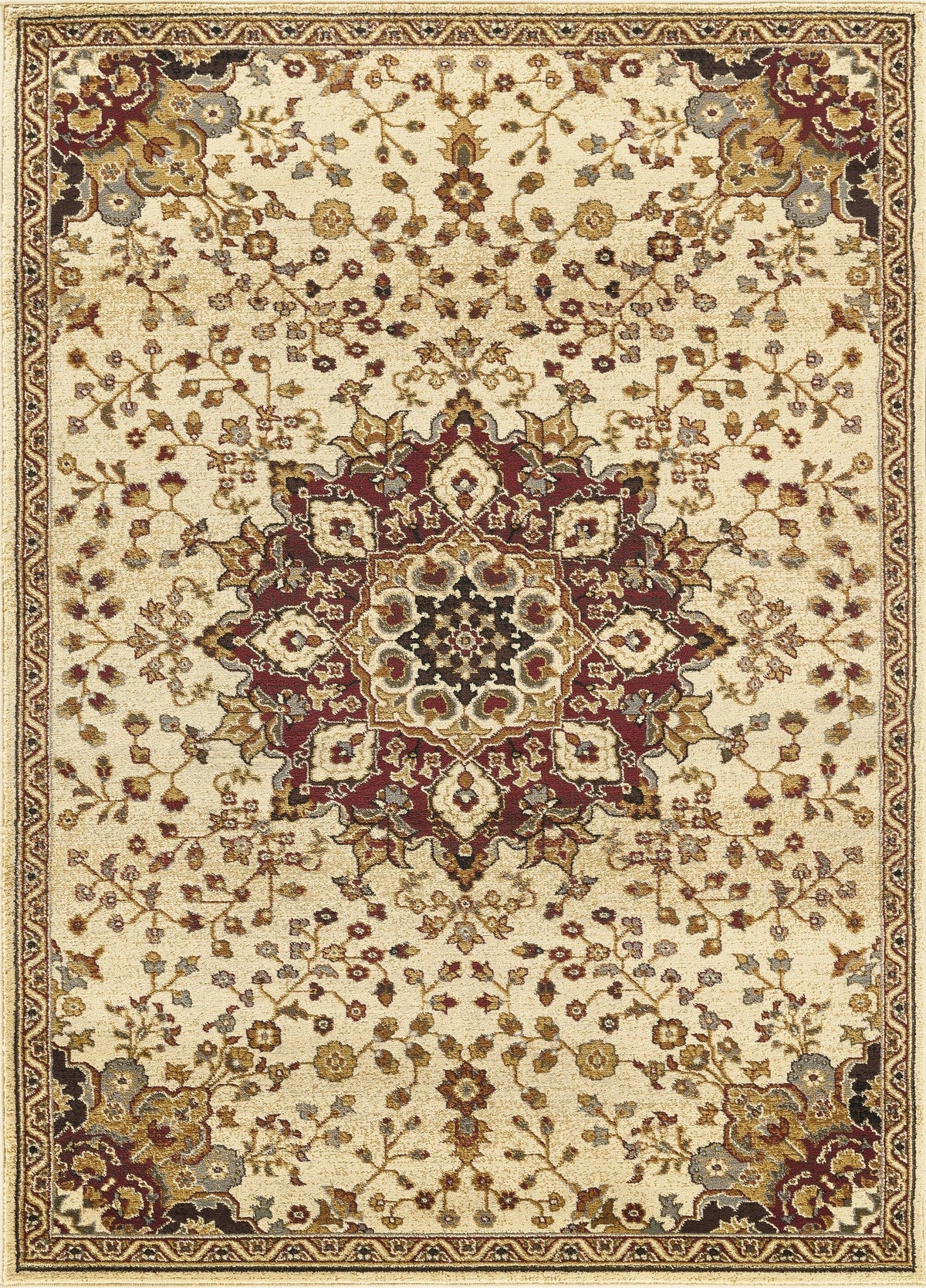 Classic GC_VIN5014 Cream Area Rug