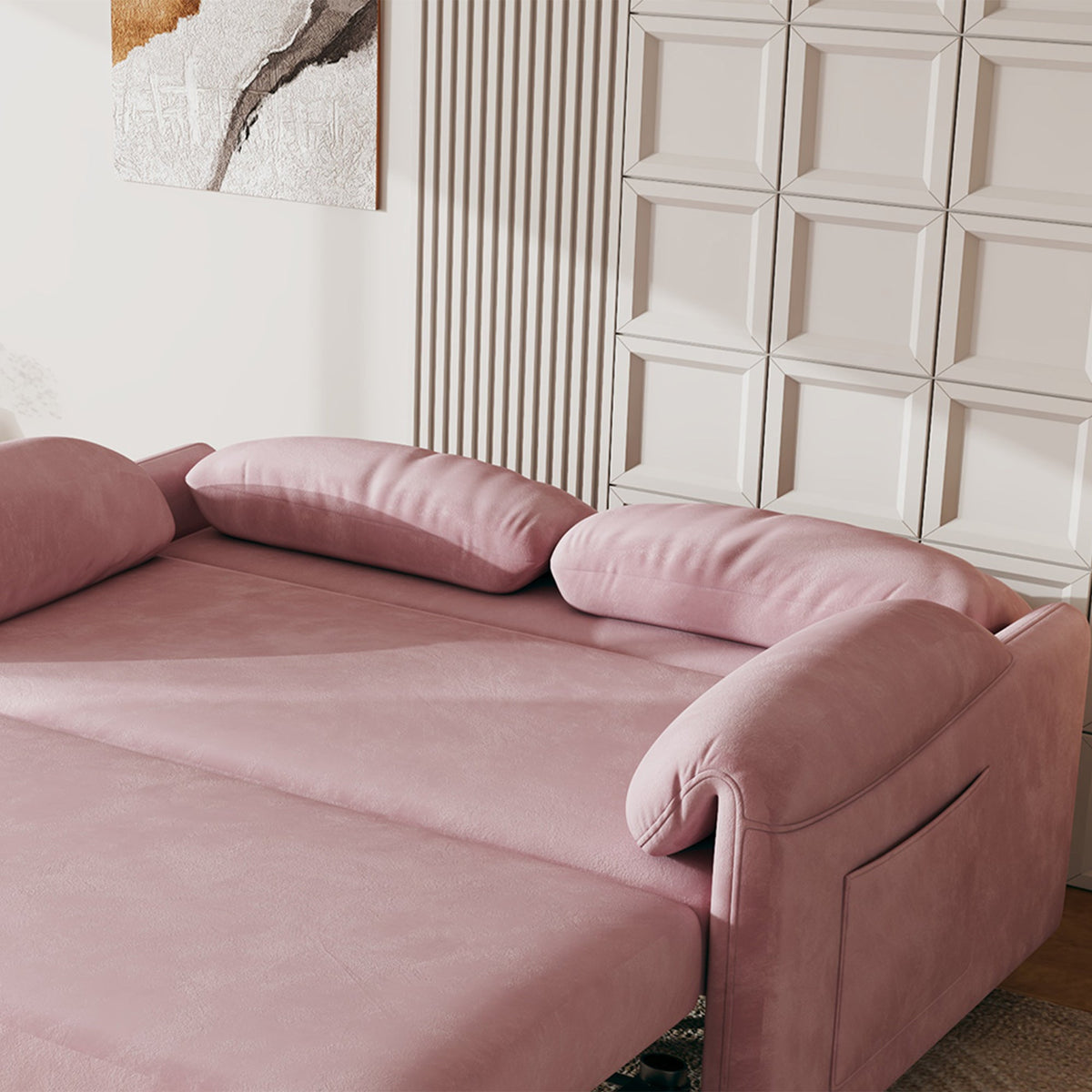 54-Inch Velvet Sofa