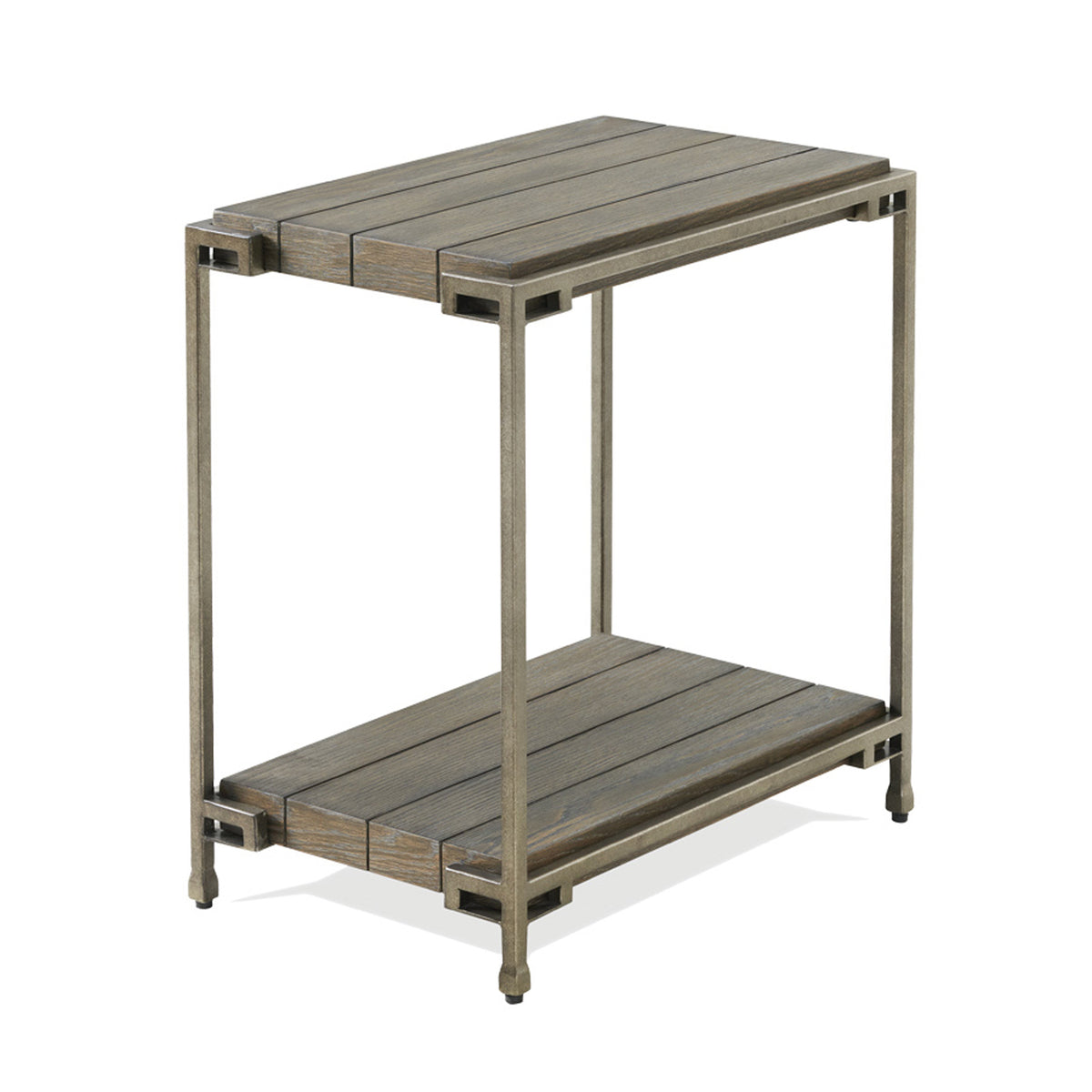 Corbeta 3-Piece Metal Frame Wood Living Room Coffee Table Set