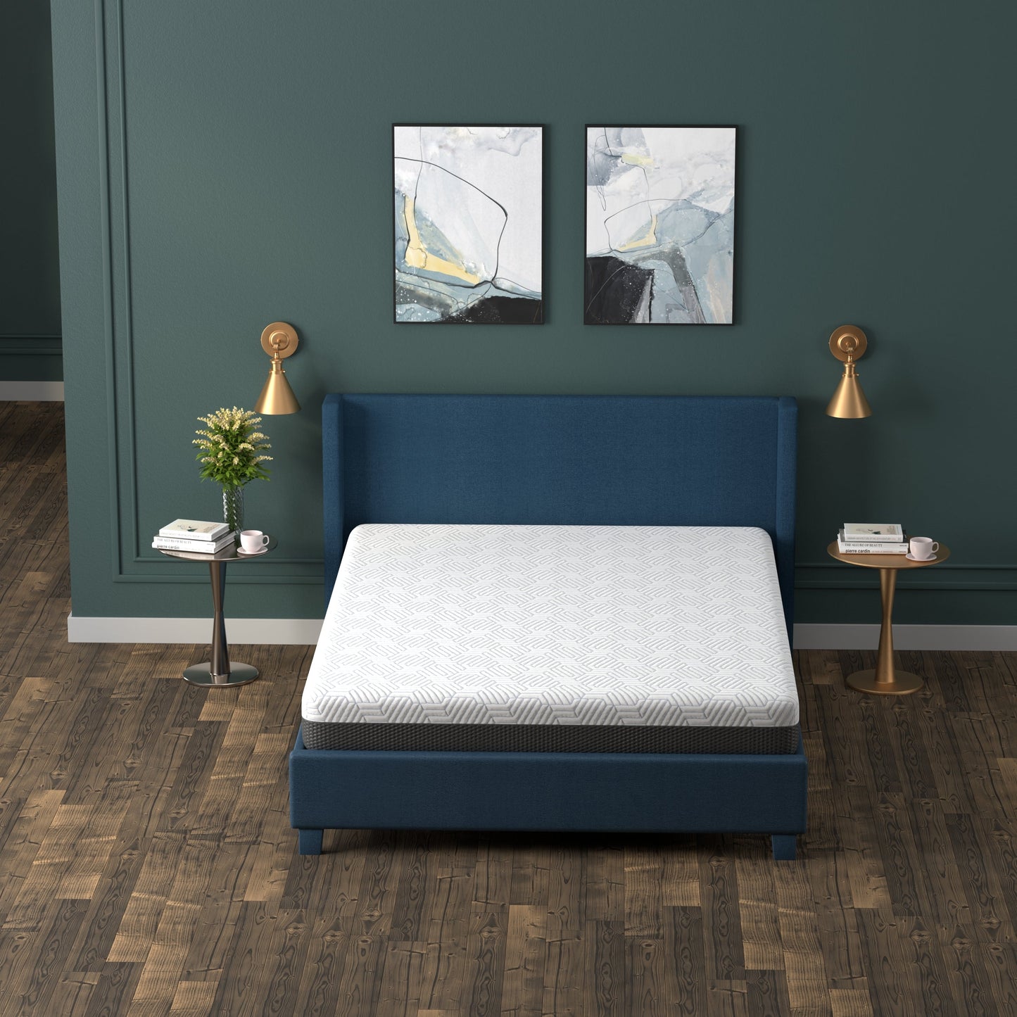 Omne Fria 8 Inch Queen Firm Mattress With Cooling Cover