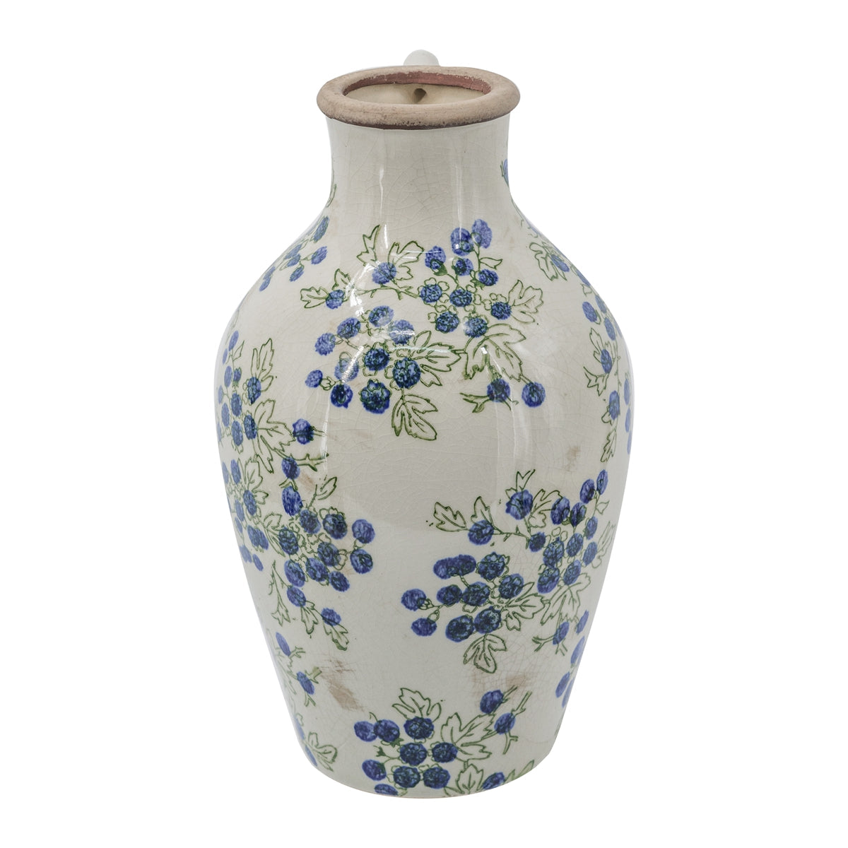 Vintage European Pottery-Inspired Vase