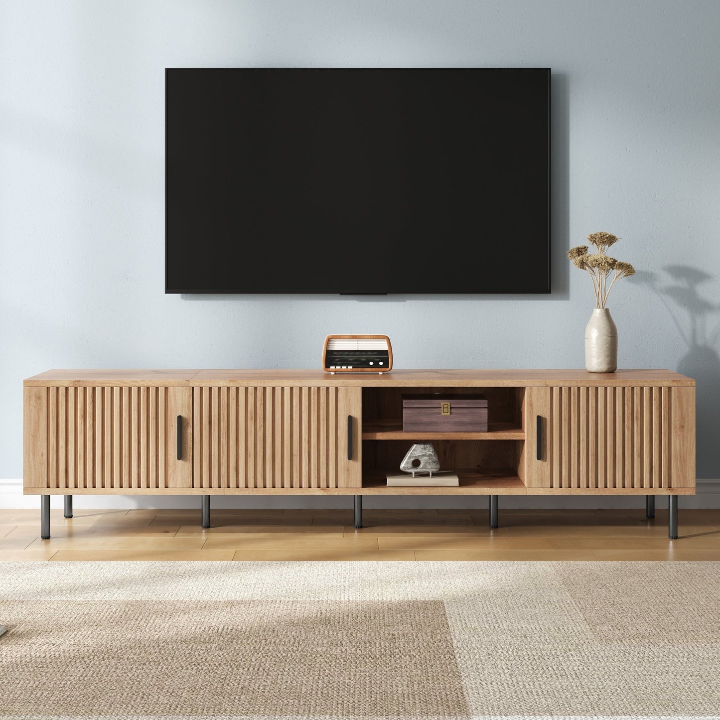 78 Inch Modern TV Stand for TVs up to 85"