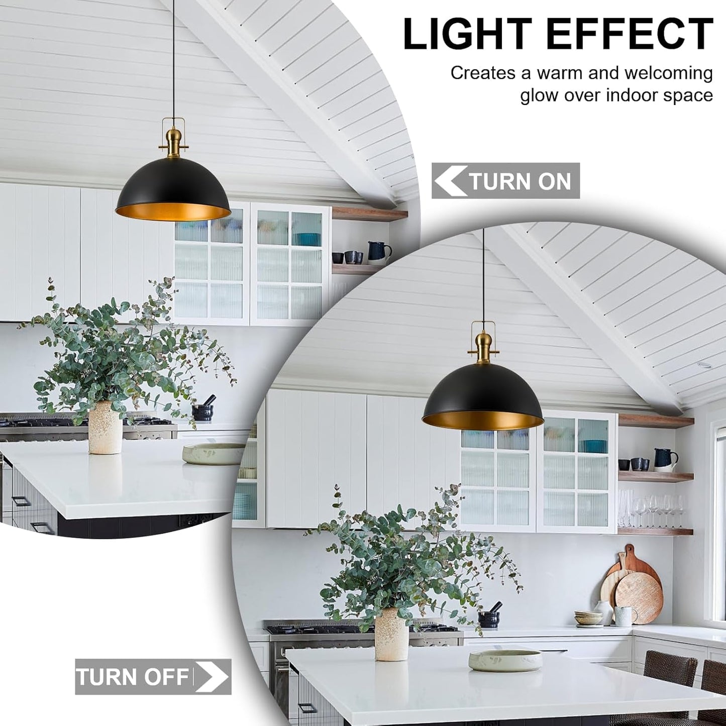 12 Inch Farmhouse Dome Pendant Lights