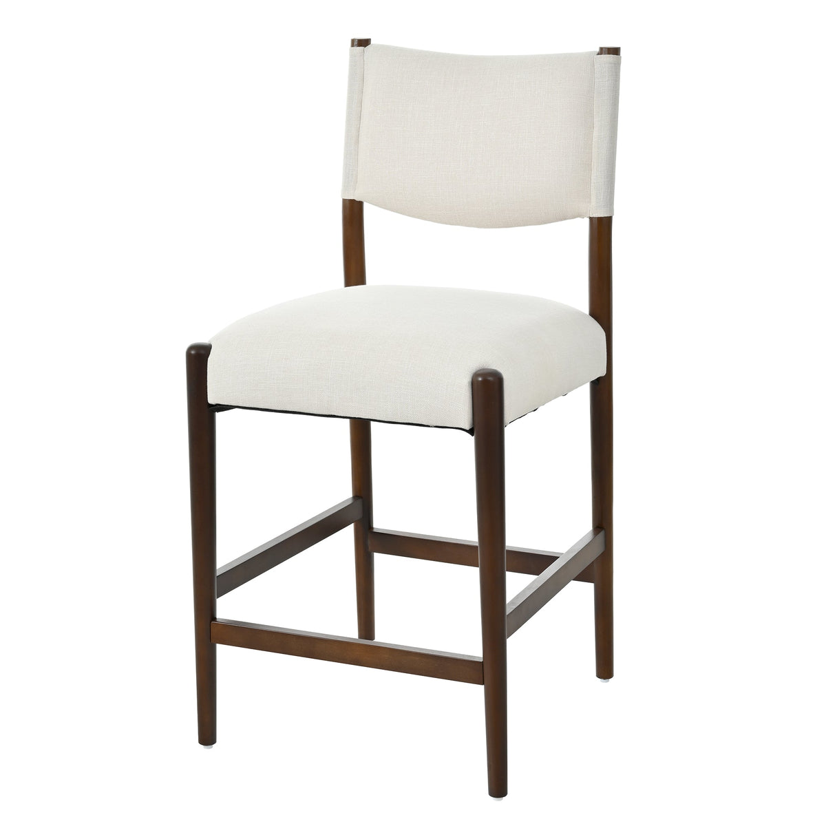 26.4" Solid Wood Counter Height Barstools Set of 2