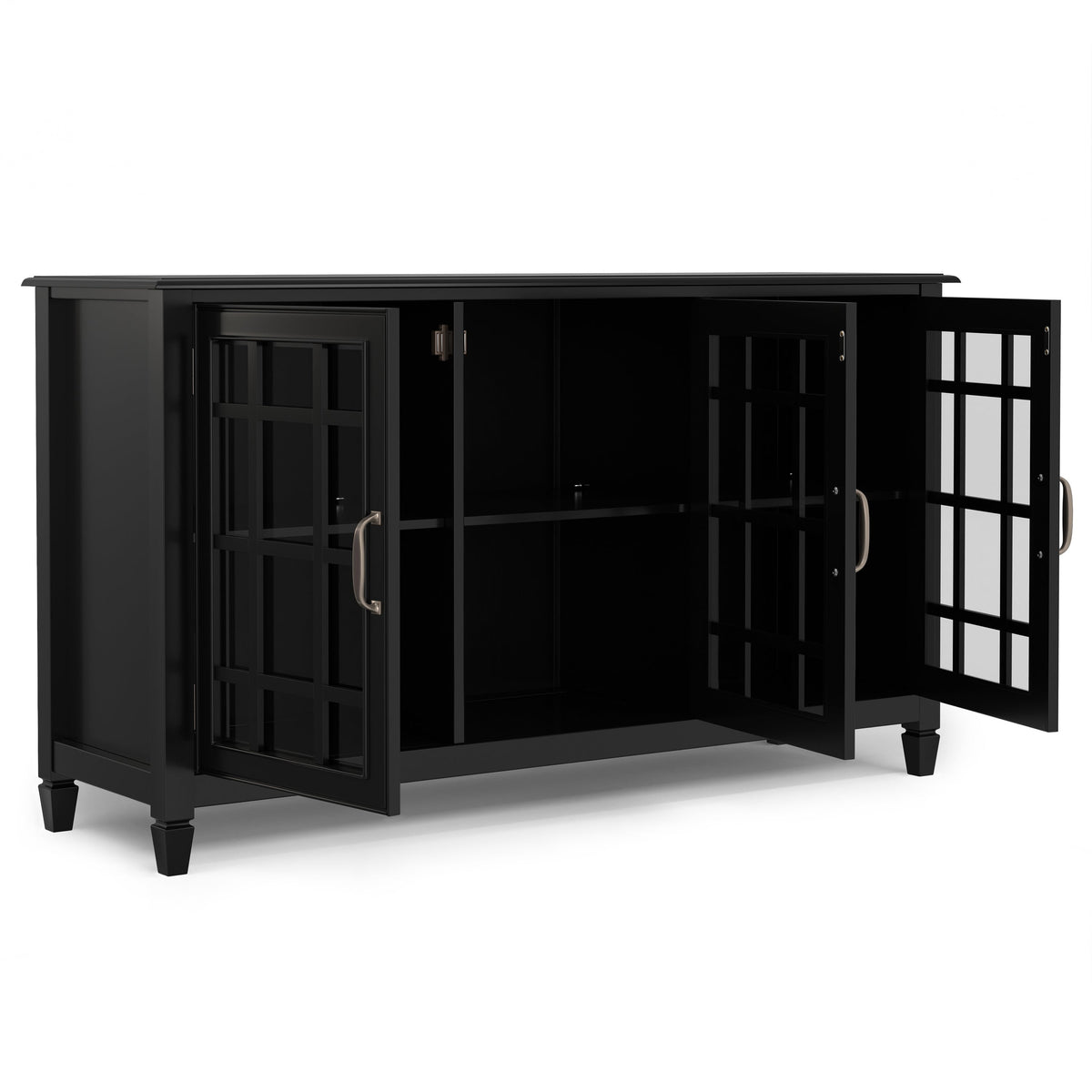 Connaught 60 Inch Wide Solid Wood Storage Cabinet Buffet