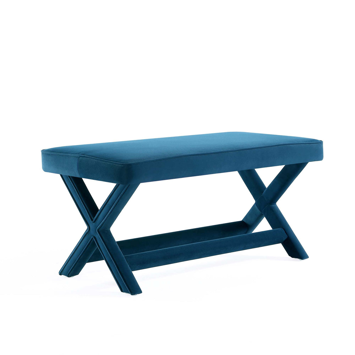 Abigail Upholstered Velvet Accent Bench