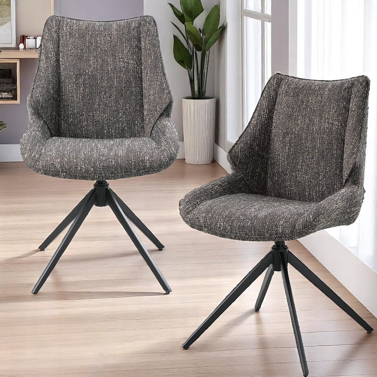 Malika Swivel Dining Chair