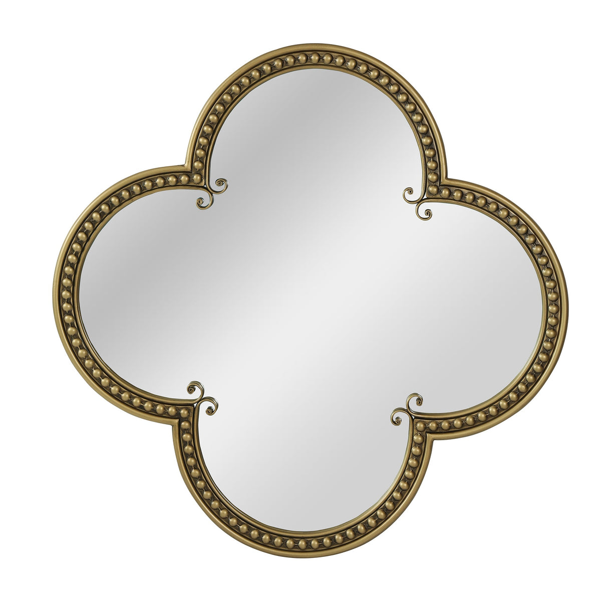 Quatrefoil Mirror - 31.5" Ornate Irregular Accent Mirrors