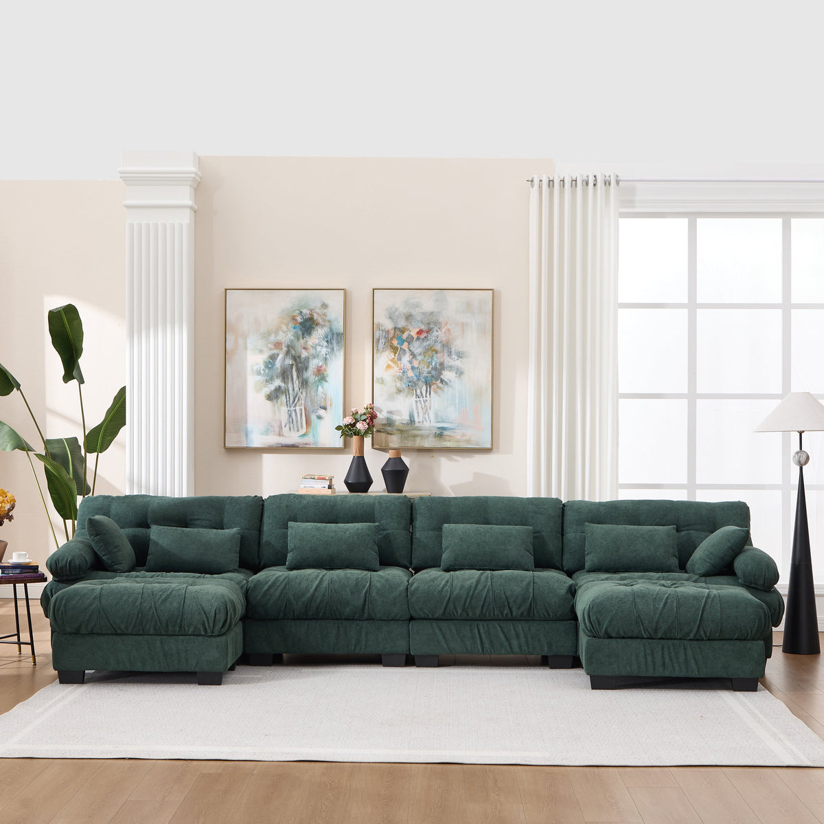 U Shaped Couch Modular Sectional Sofa