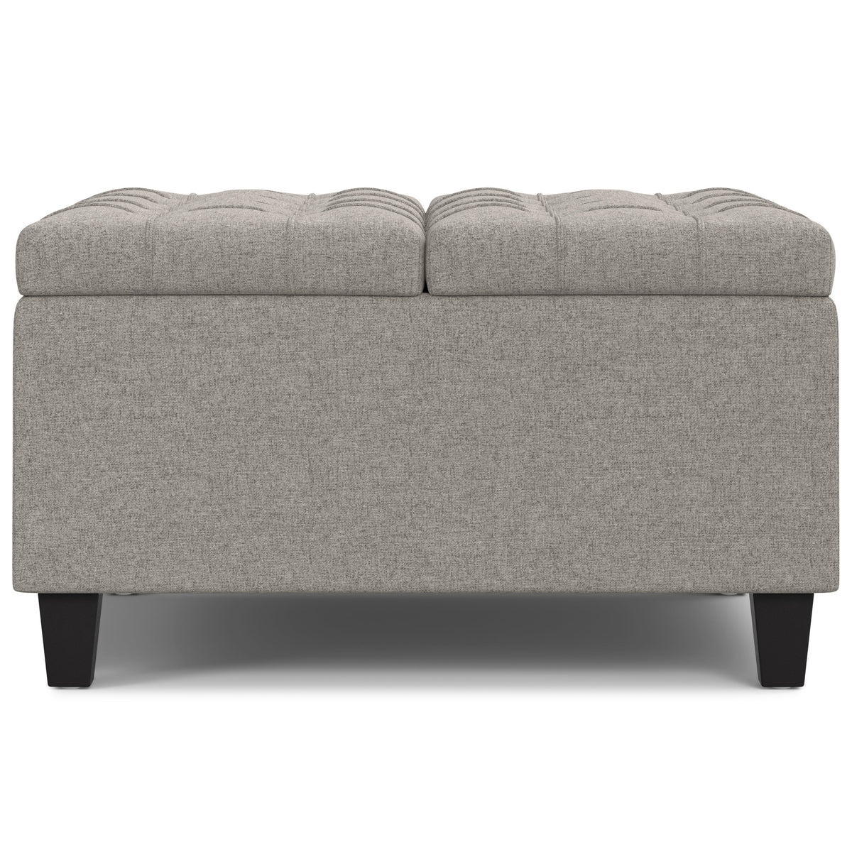 Harrison 30 Inch Wide Small Square Coffee Table Storage Ottoman